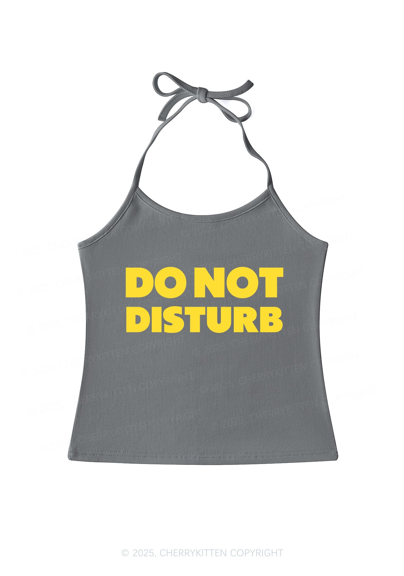 Do Not Disturb Y2K Halter Neck Cami Cherrykitten