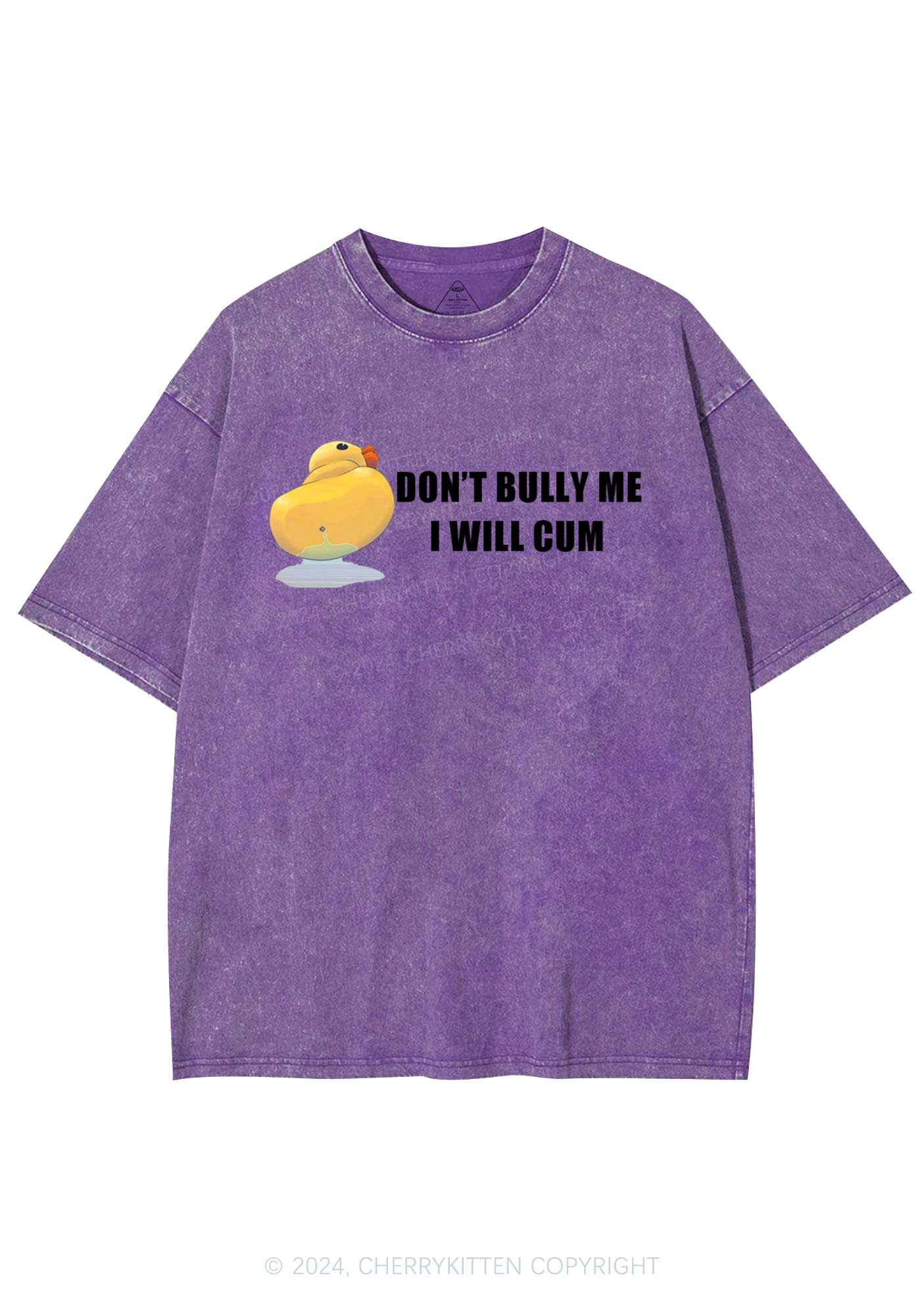 Don't Bully Duck Y2K Washed Tee Cherrykitten
