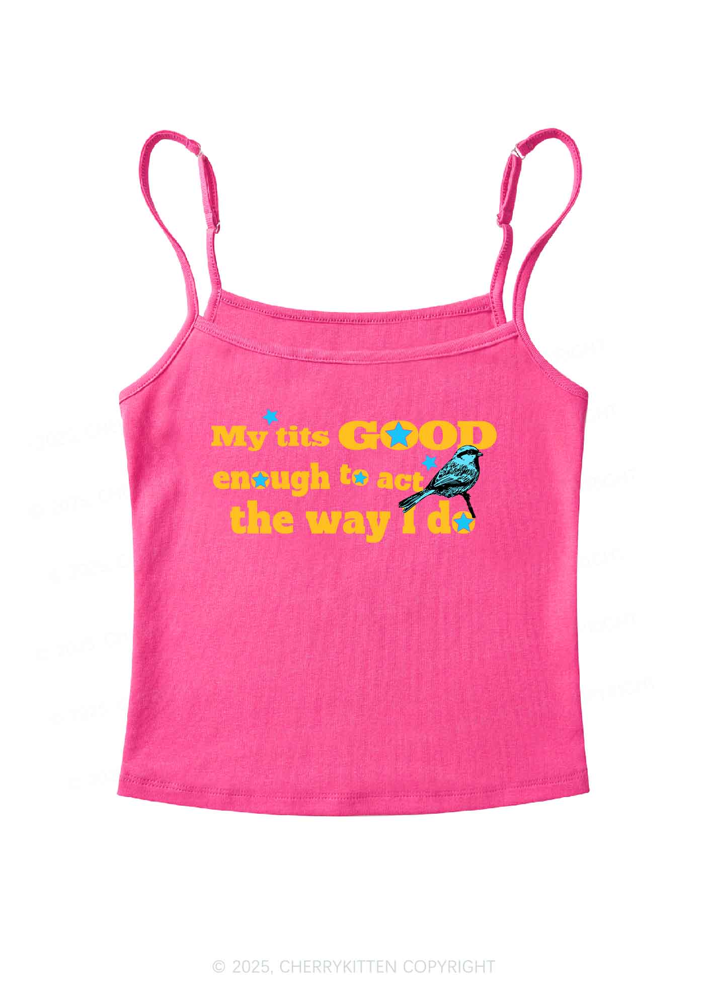 Good To Act Way Y2K Spaghetti Strap Cami Cherrykitten