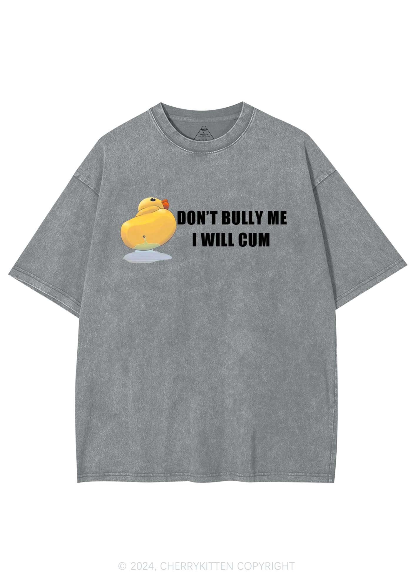 Don't Bully Duck Y2K Washed Tee Cherrykitten