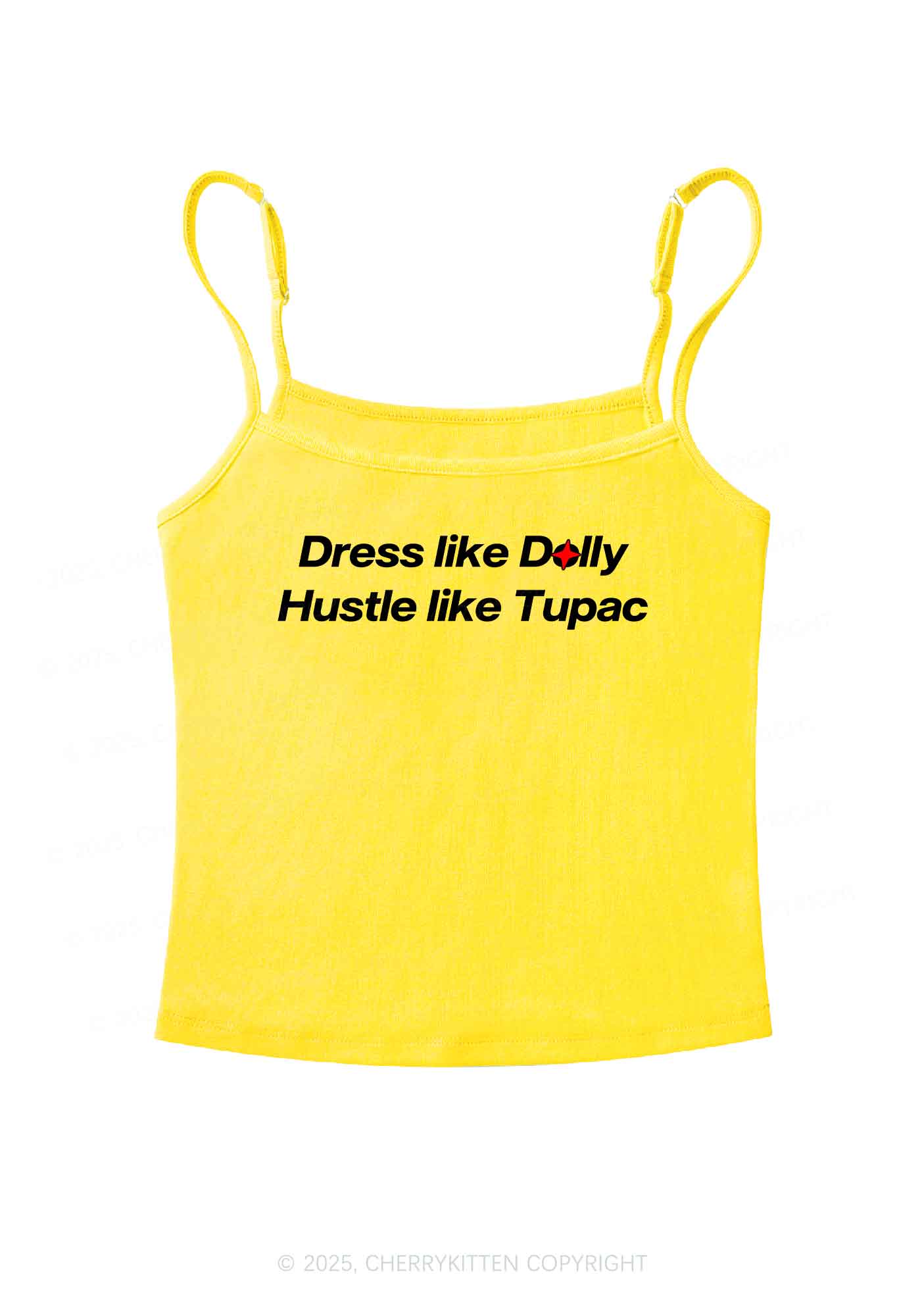 Dress Like Doll Y2K Spaghetti Strap Cami Cherrykitten