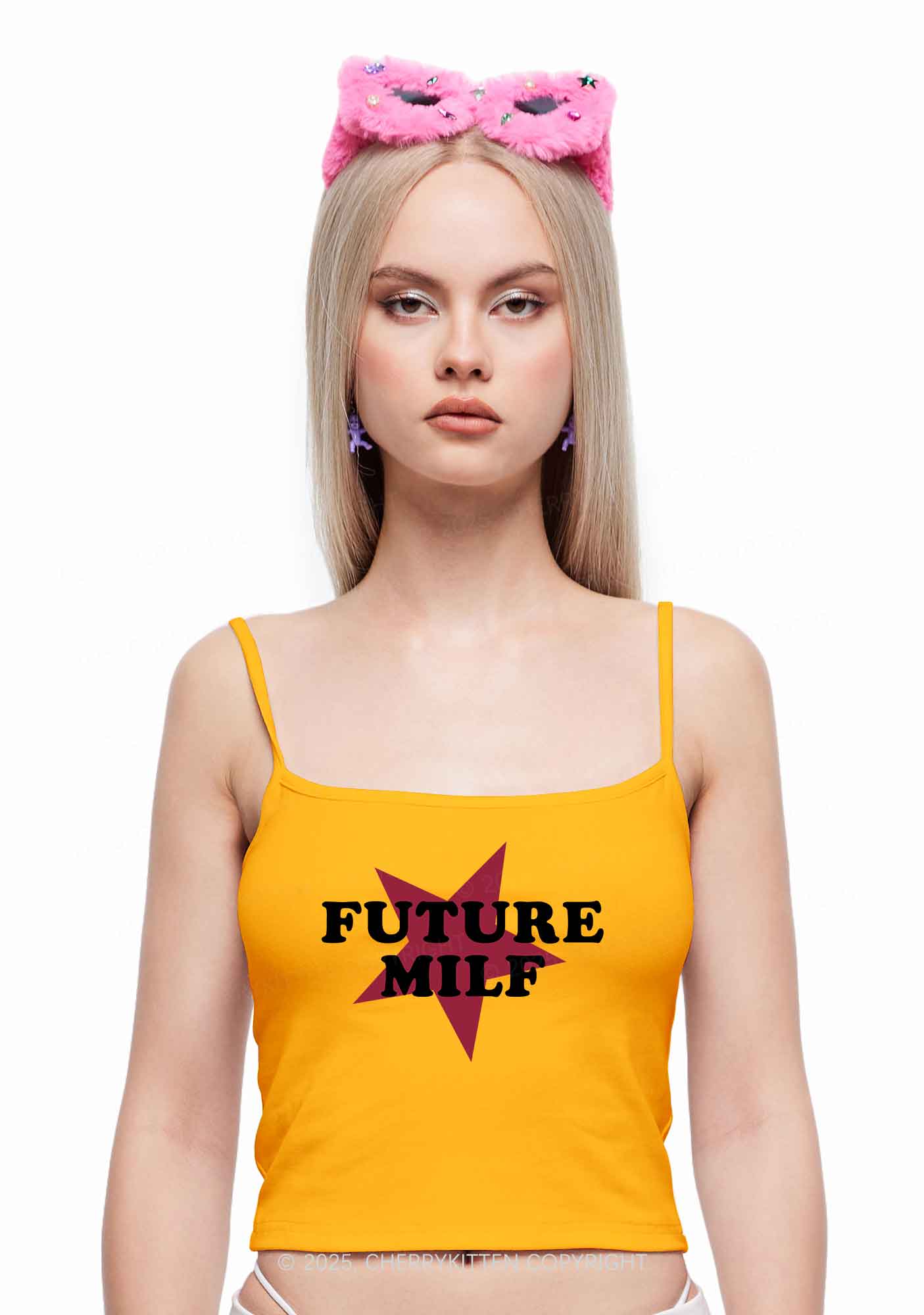 Future Mxxf Y2K Spaghetti Strap Cami Cherrykitten