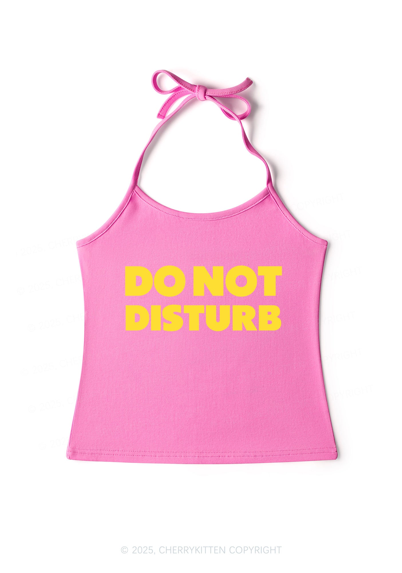 Do Not Disturb Y2K Halter Neck Cami Cherrykitten