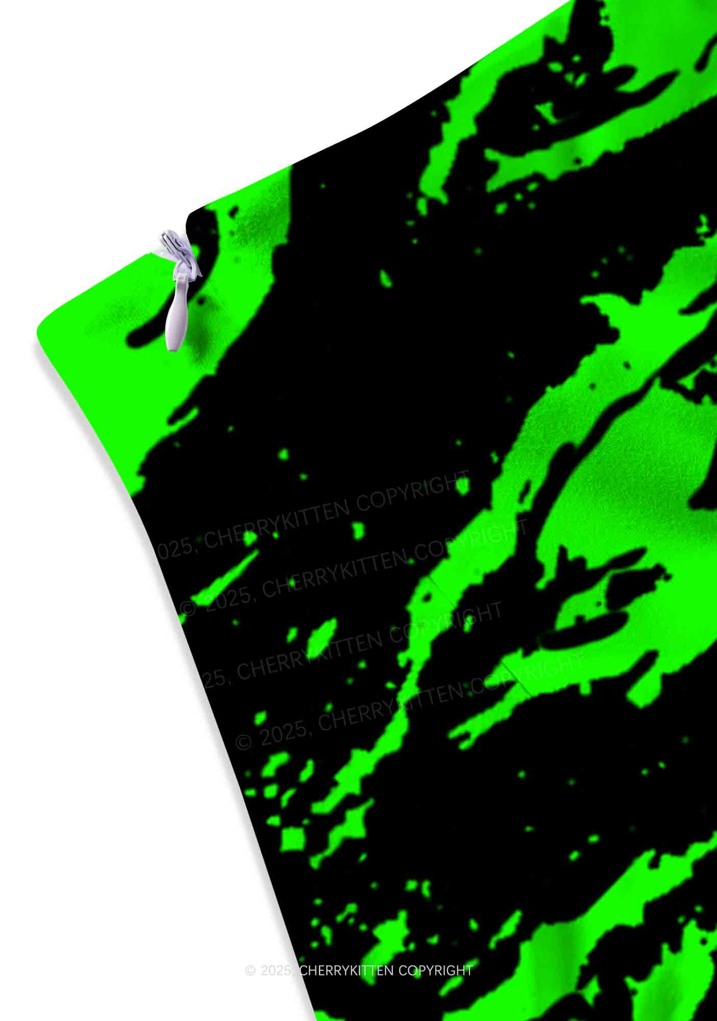 Glimmering Eyes Y2K Print Mini Skirt Cherrykitten