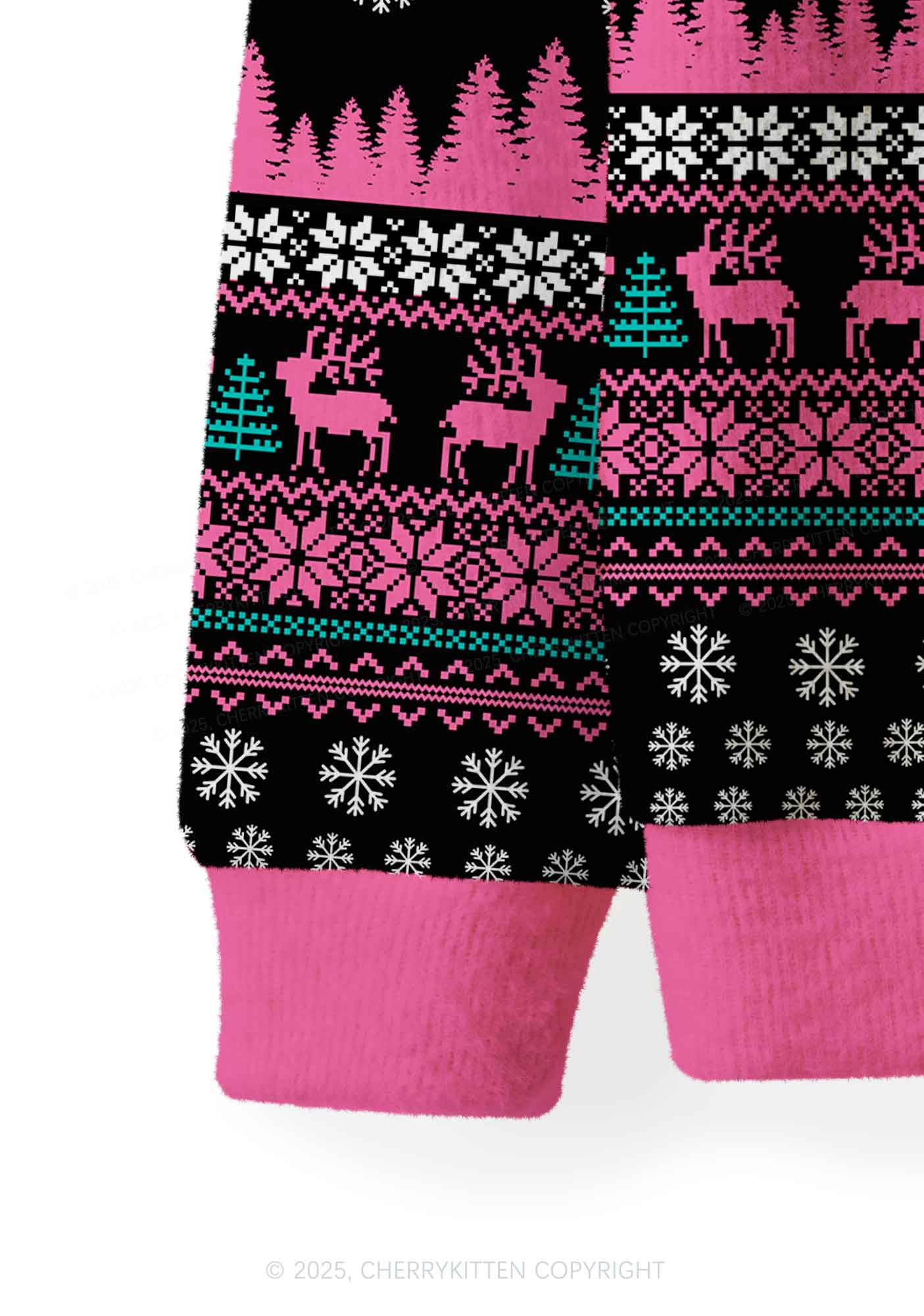 Sorry For Being So Funny Y2K Christmas Cardigan Knit Sweatshirt Cherrykitten