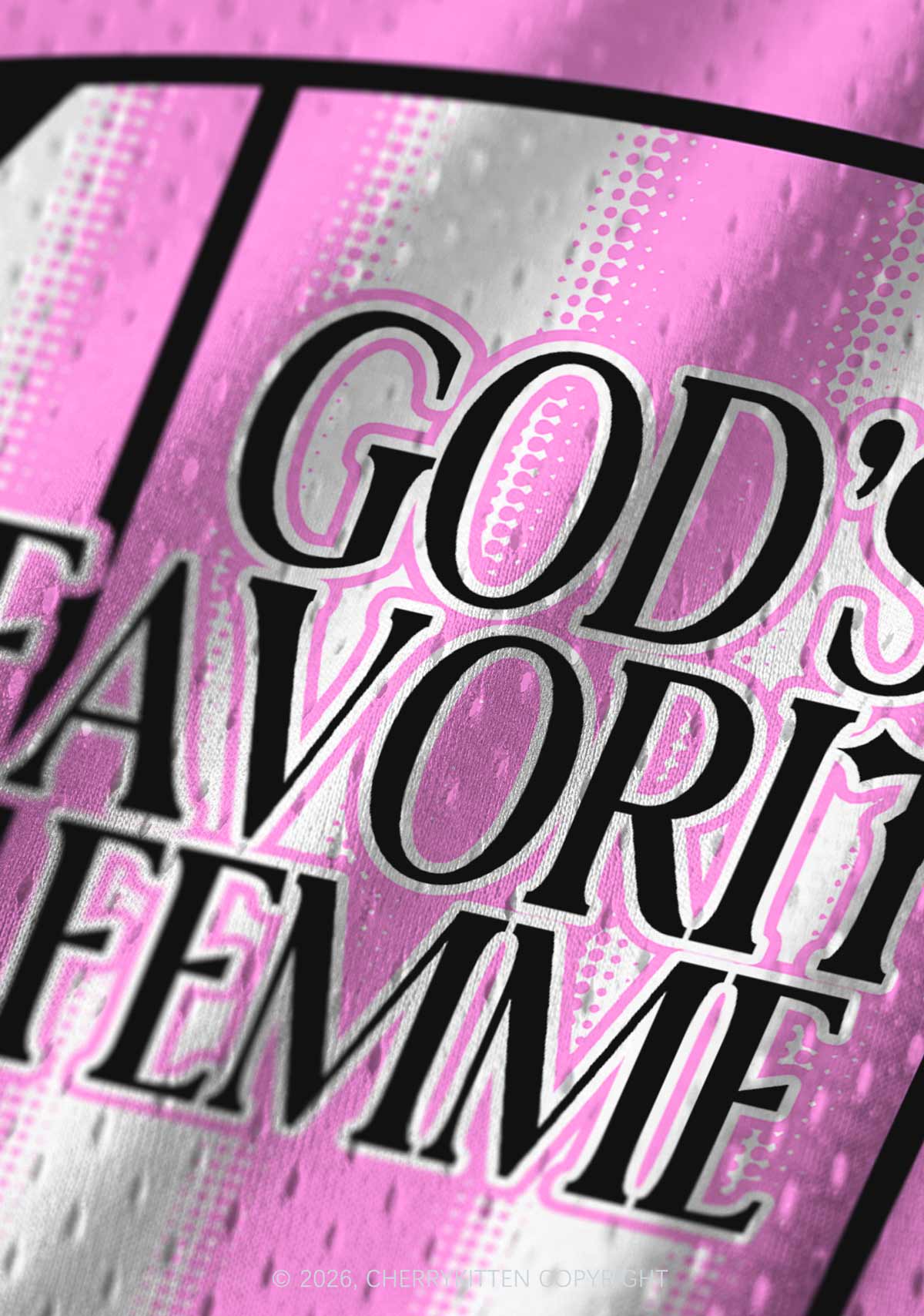 Gods Favorite Femme Pride Y2K Sport Jersey Tank Cherrykitten