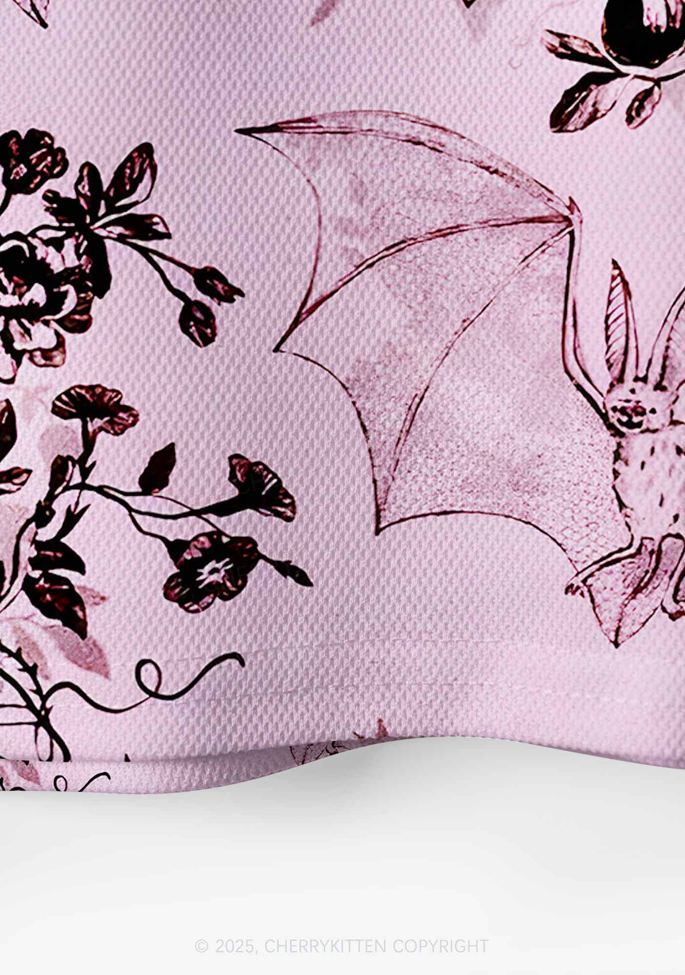 Custom Pink Bat Y2K Crop Sport Jersey Shirts Cherrykitten