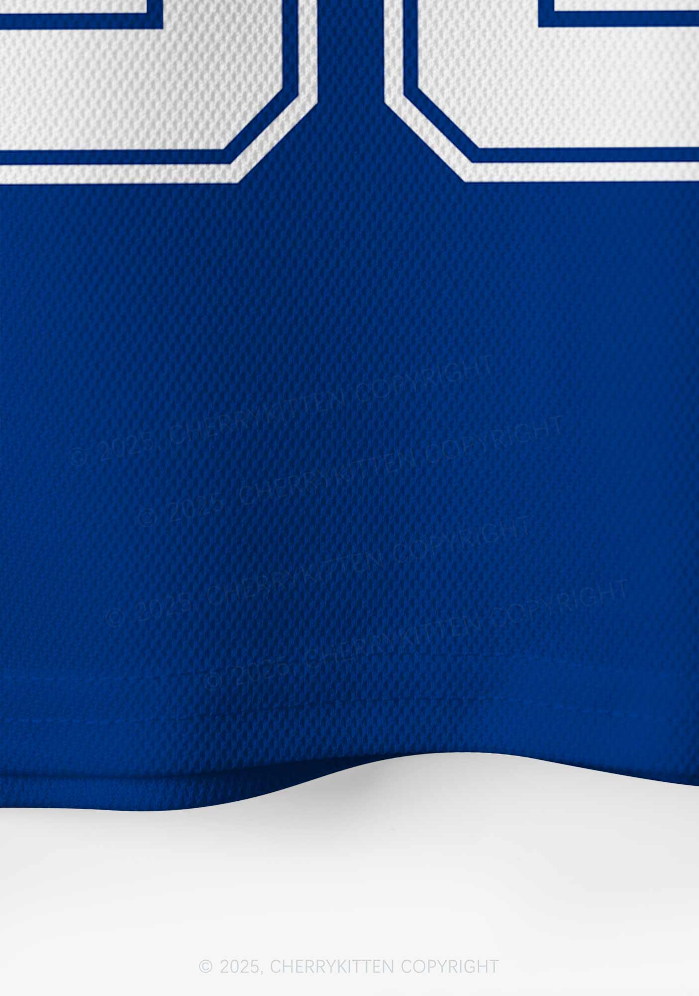 Custom Blue Gay Son Pride Y2K Crop Sport Jersey Shirts Cherrykitten