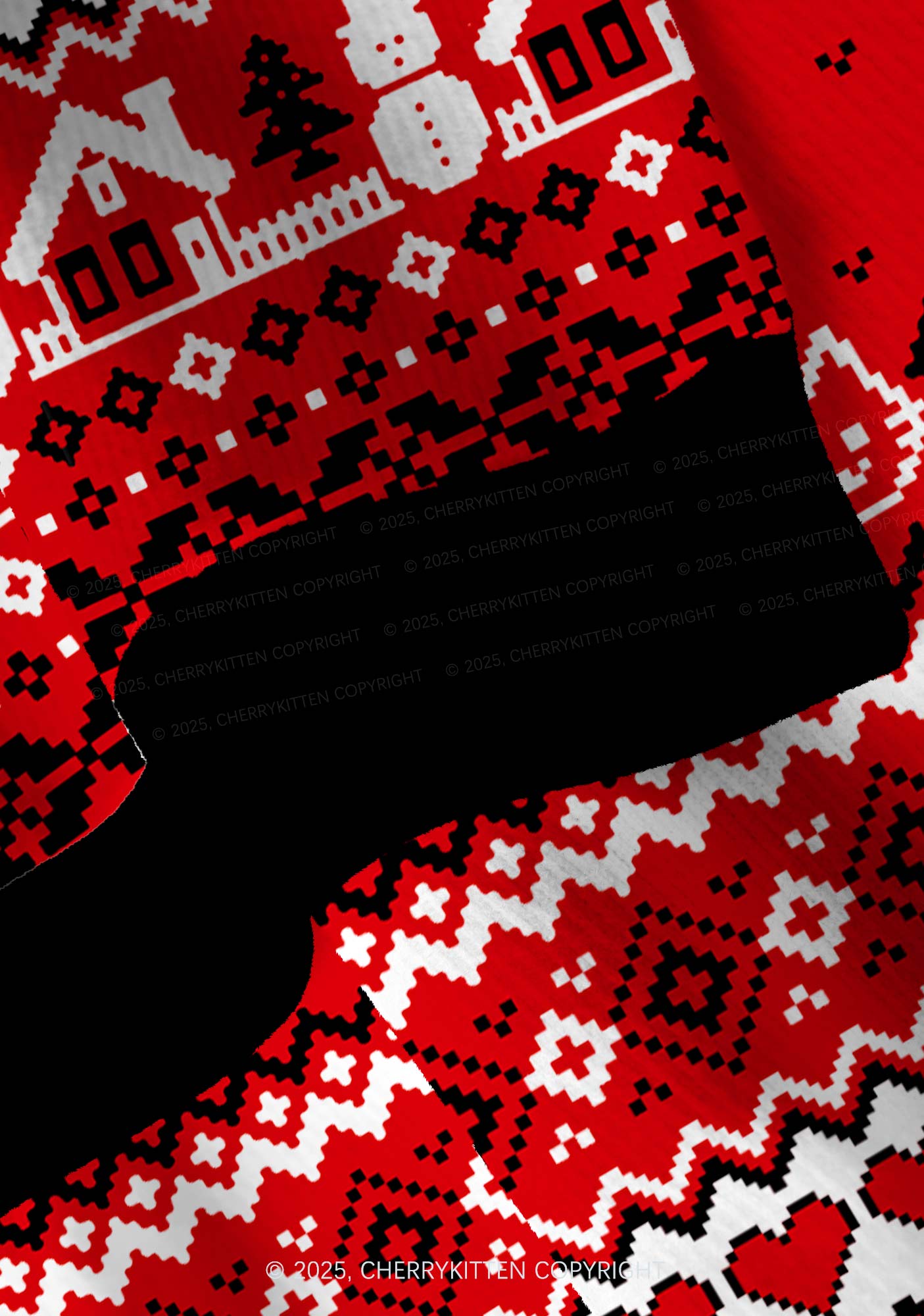 Great Mental Health Puxxy Y2K Christmas Cardigan Knit Sweatshirt Cherrykitten