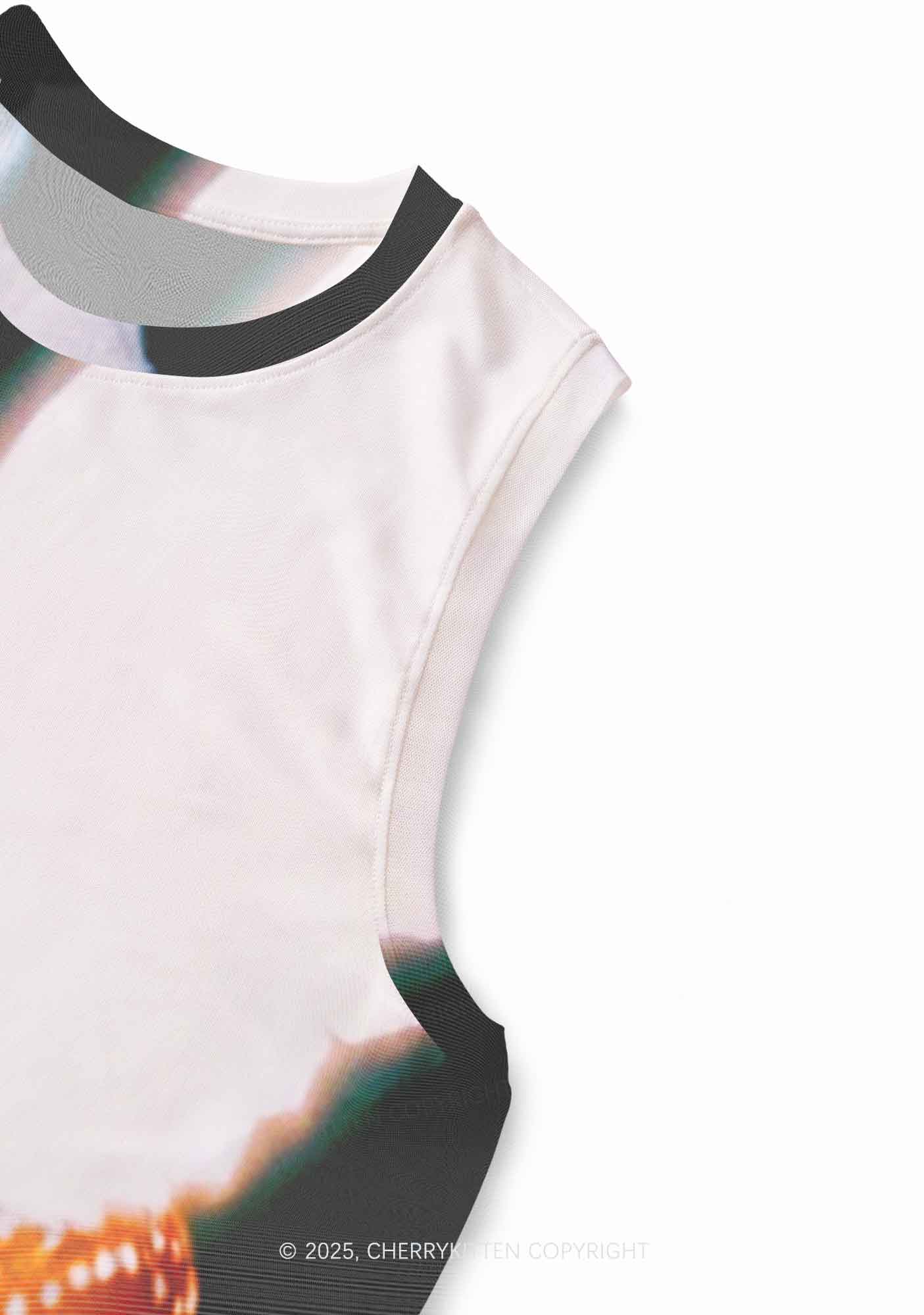 Deer Wings Y2K Mesh Muscle Tank Cherrykitten