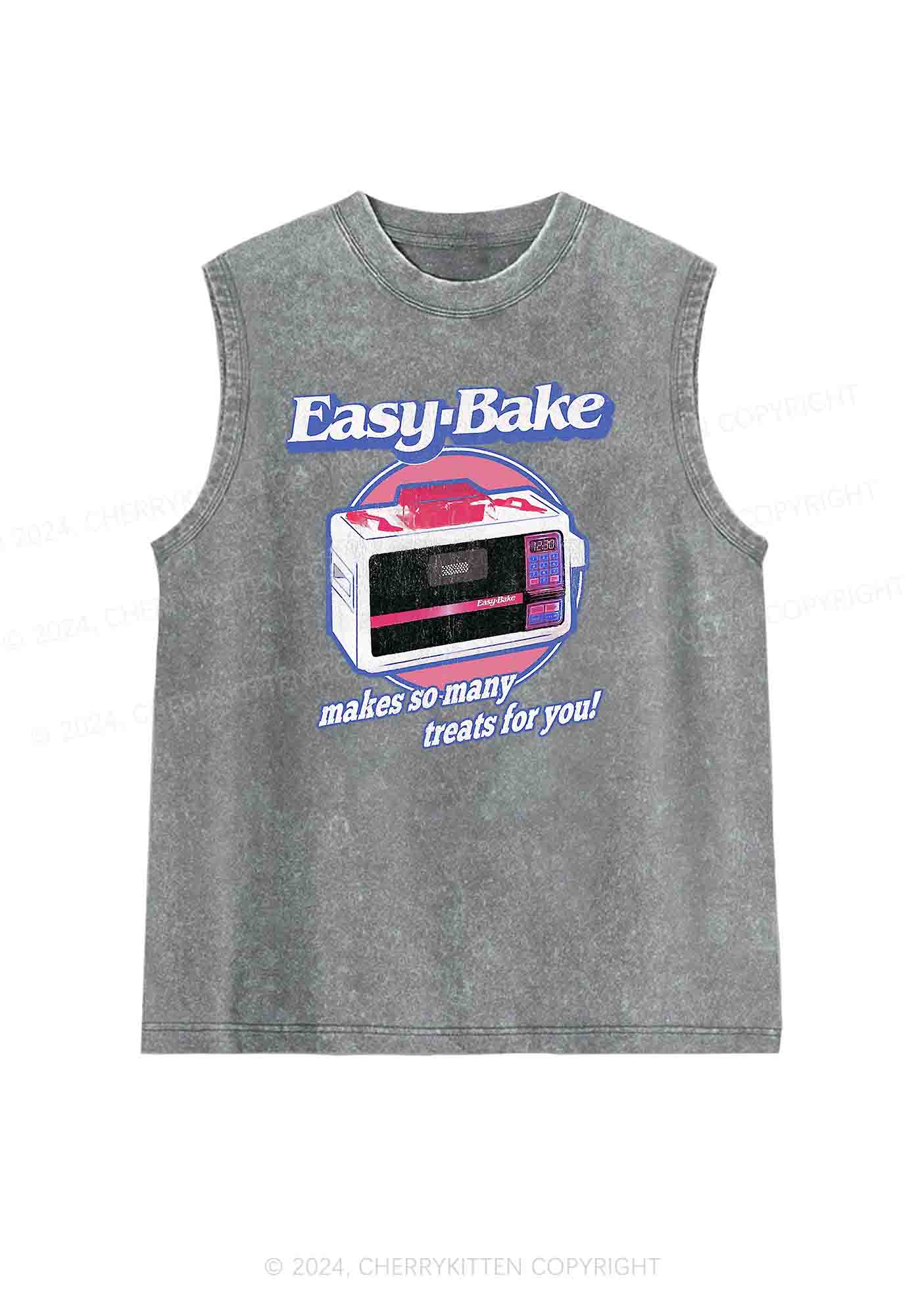 Easy-Bake Y2K Washed Tank Cherrykitten