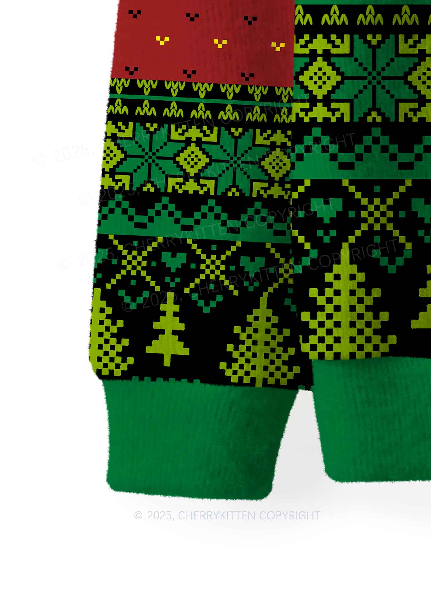 You've Yee'd Your Last Haw Partner Y2K Christmas Knit Sweatshirt Cherrykitten