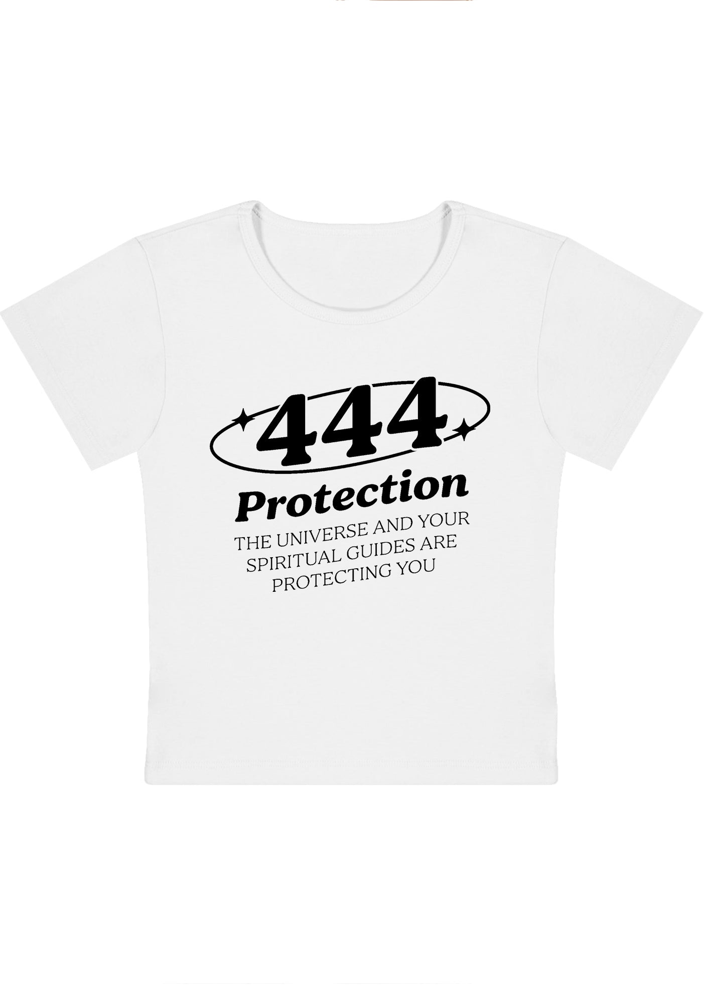 444 Protection Y2K Baby Tee