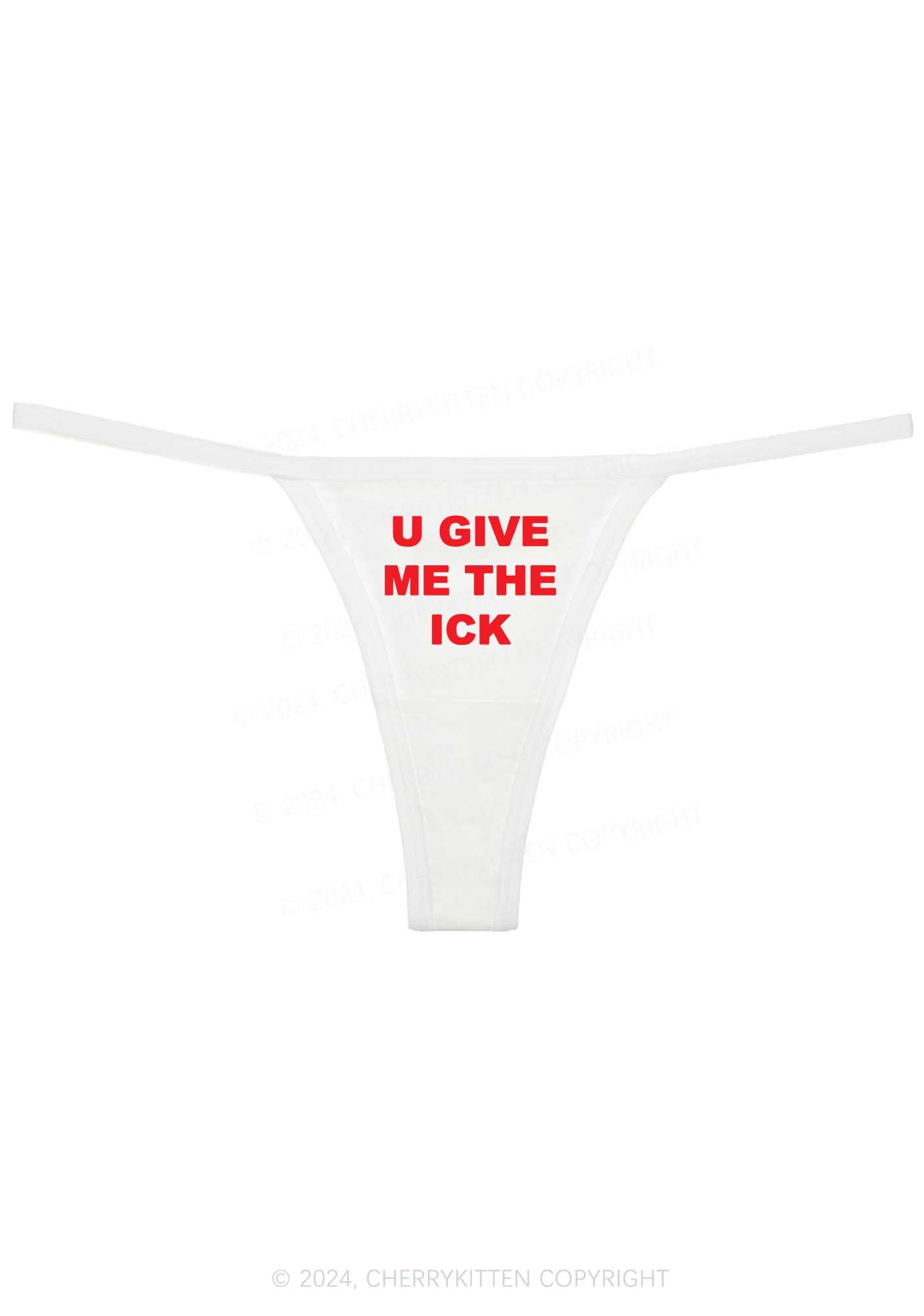 Give Me Ick Y2K Flat String Thong Cherrykitten