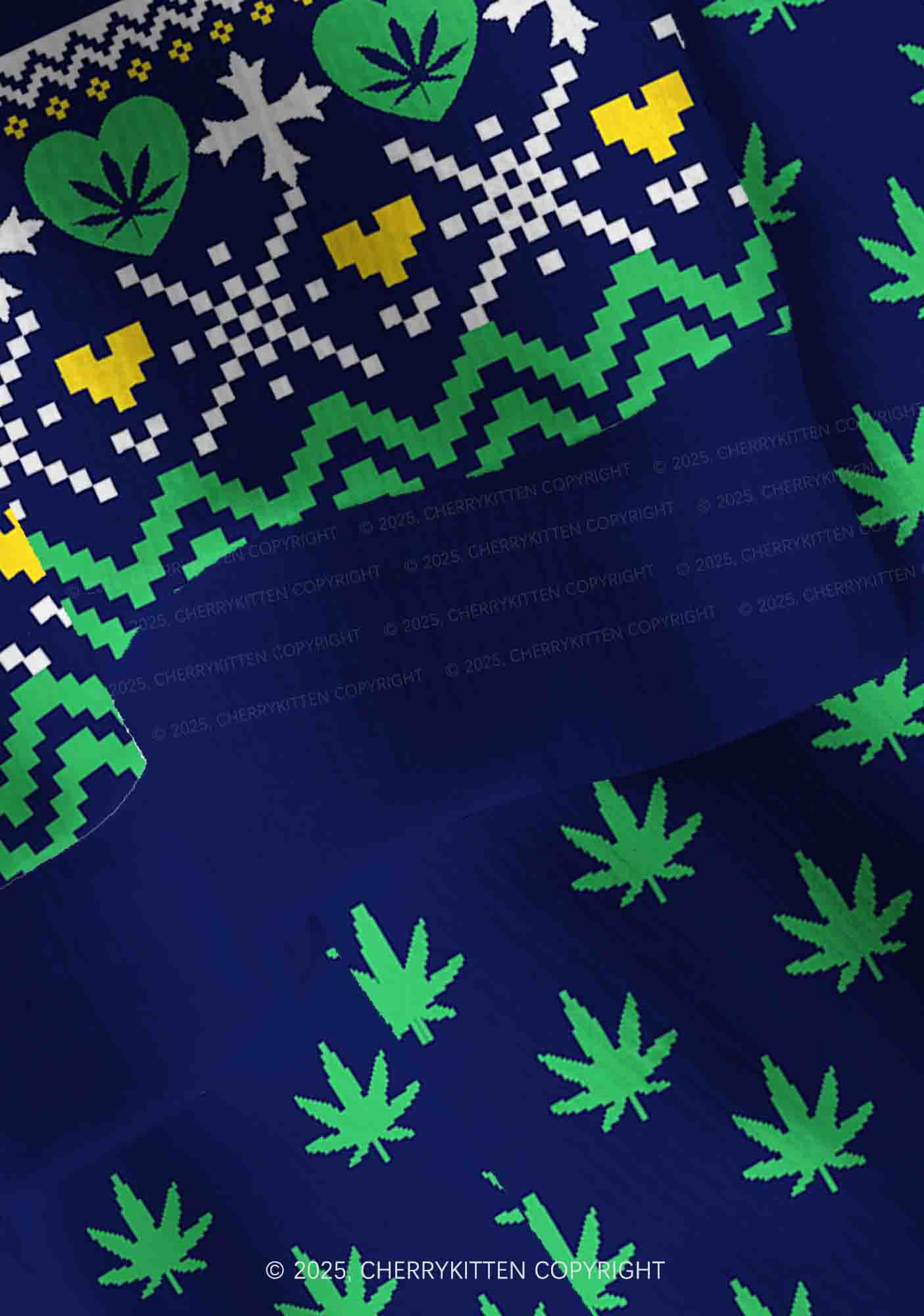 Special Cola Y2K Christmas Cardigan Knit Sweatshirt Cherrykitten