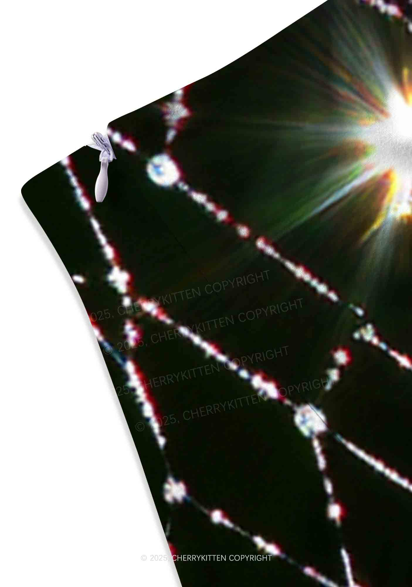 Dew Web Y2K Print Mini Skirt Cherrykitten