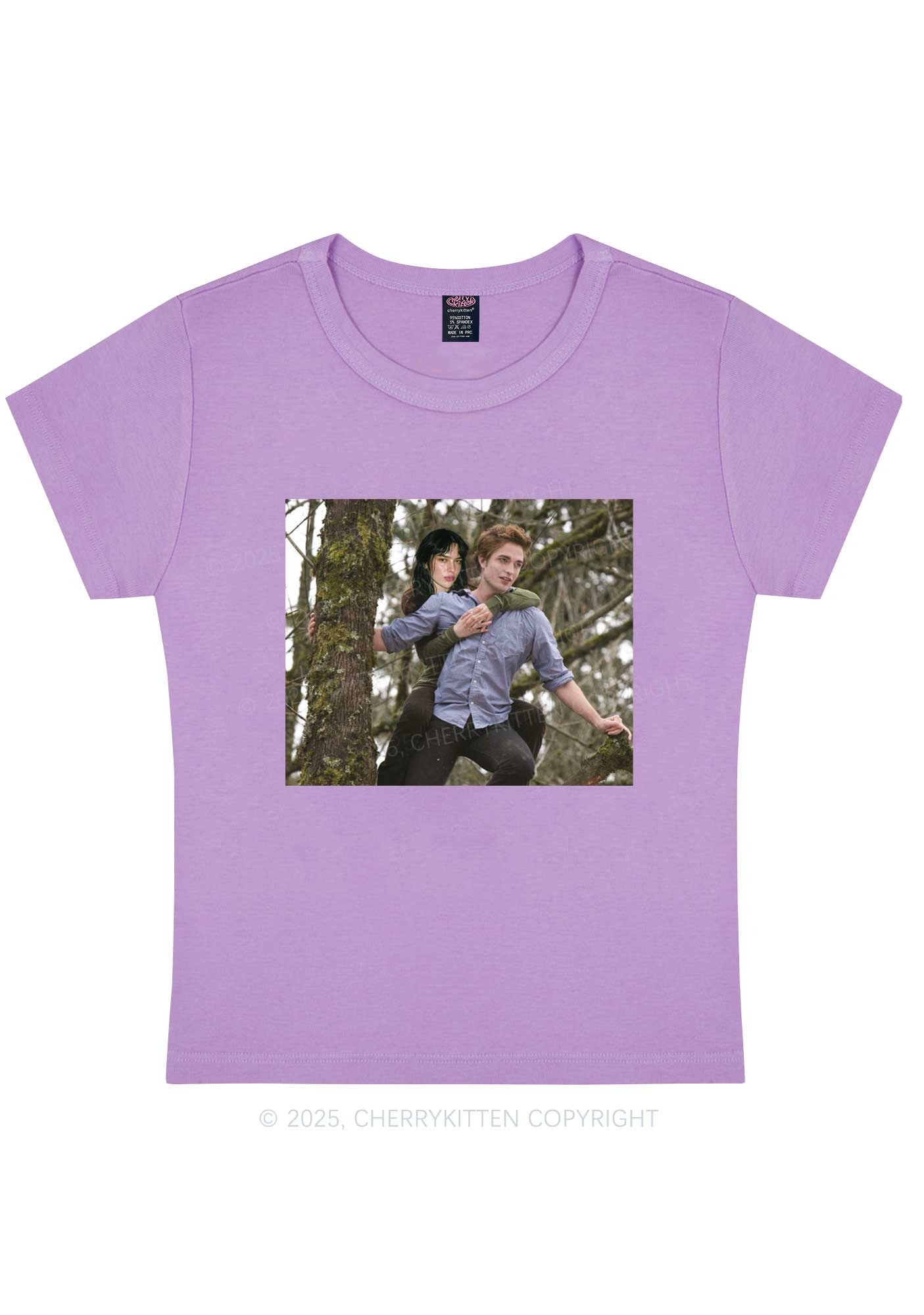 Custom Face Y2K Baby Tee Cherrykitten