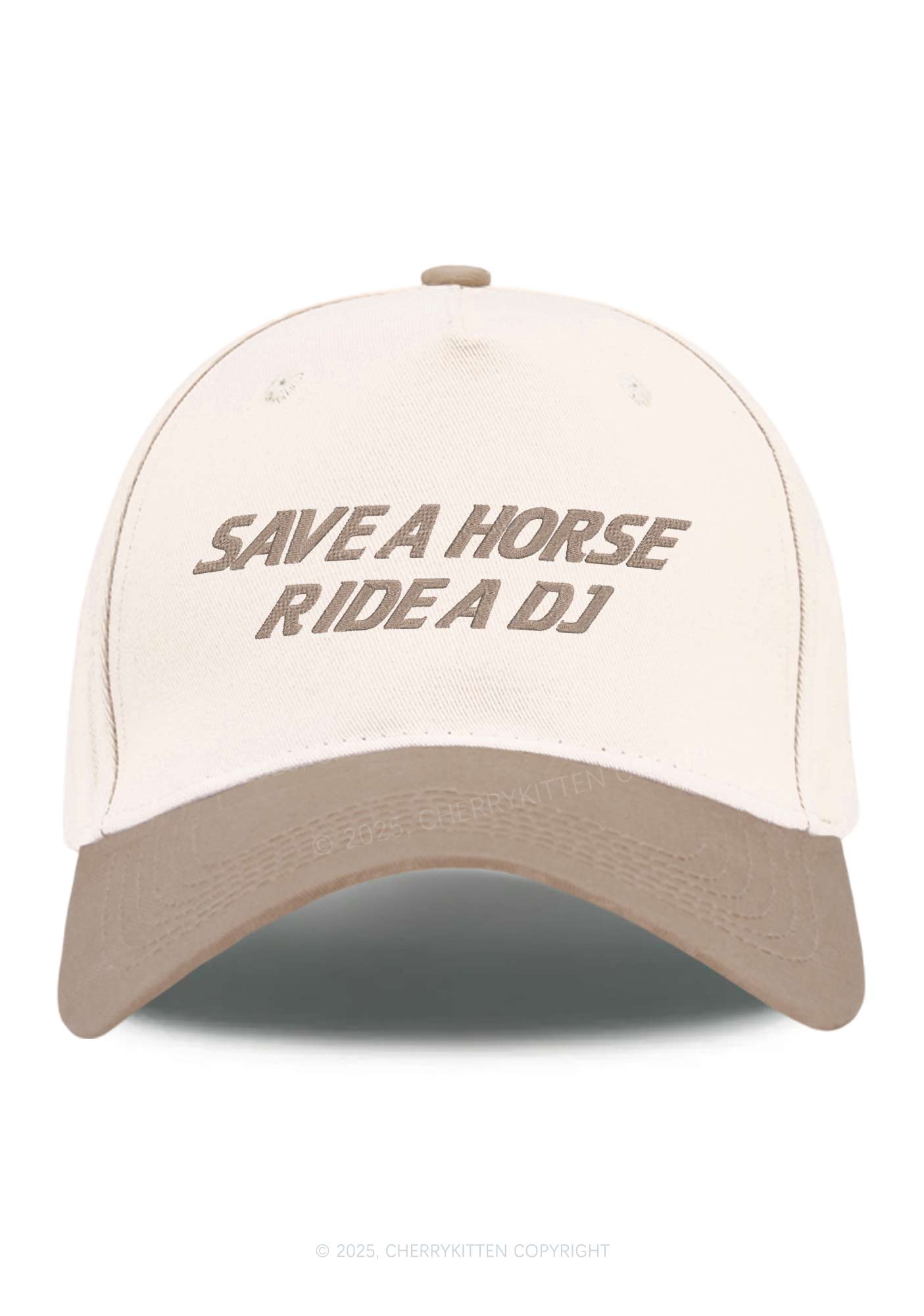 Ride A DJ Y2K Color Block Baseball Cap Cherrykitten