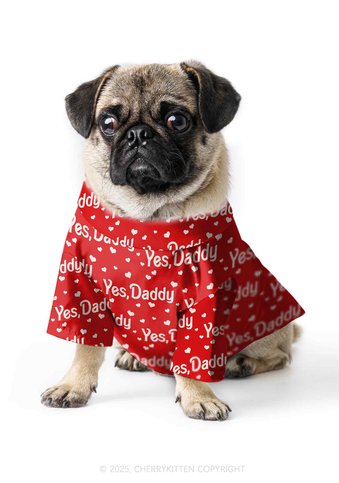 Yes Daddy Y2K Pet Shirts Cherrykitten