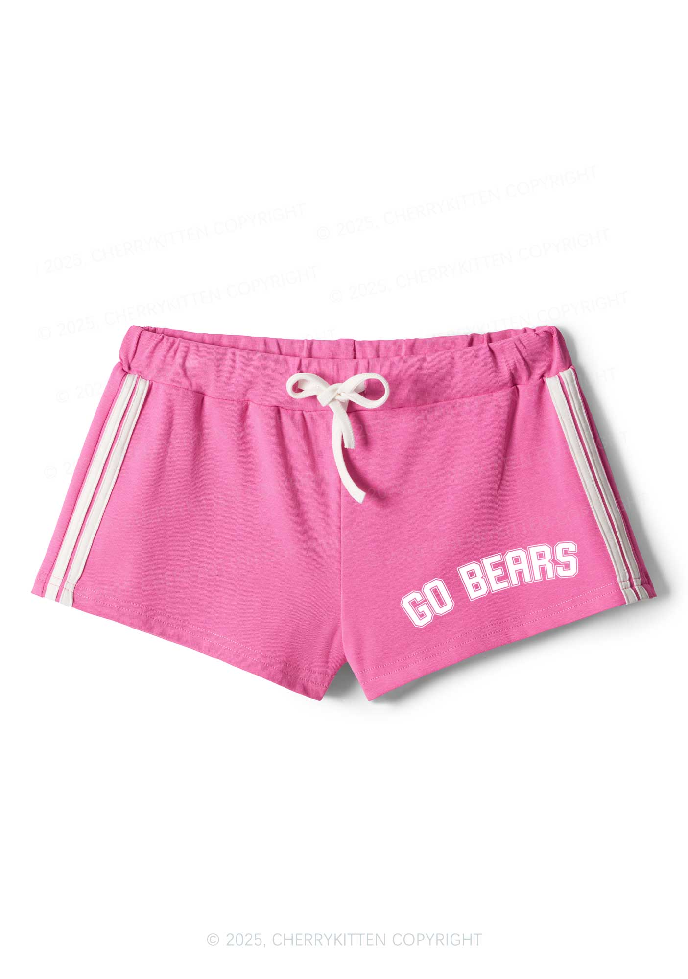 Custom Slogan Y2K Drawstring Mini Shorts Cherrykitten