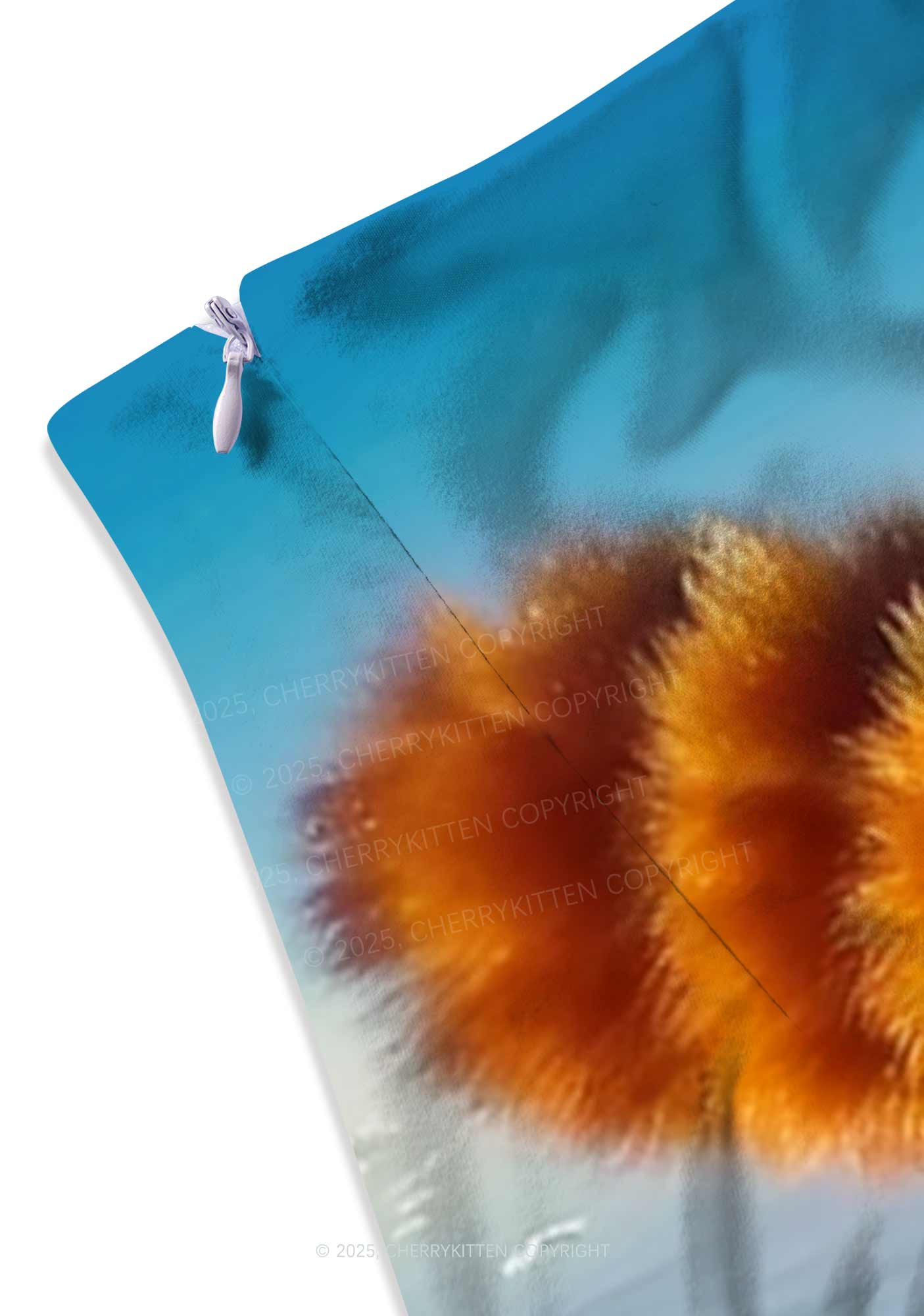 Flying Cool Raccoon Y2K Print Mini Skirt Cherrykitten