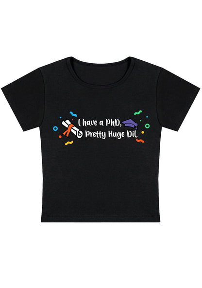 Curvy I Have A Pretty Huge Dil Baby Tee