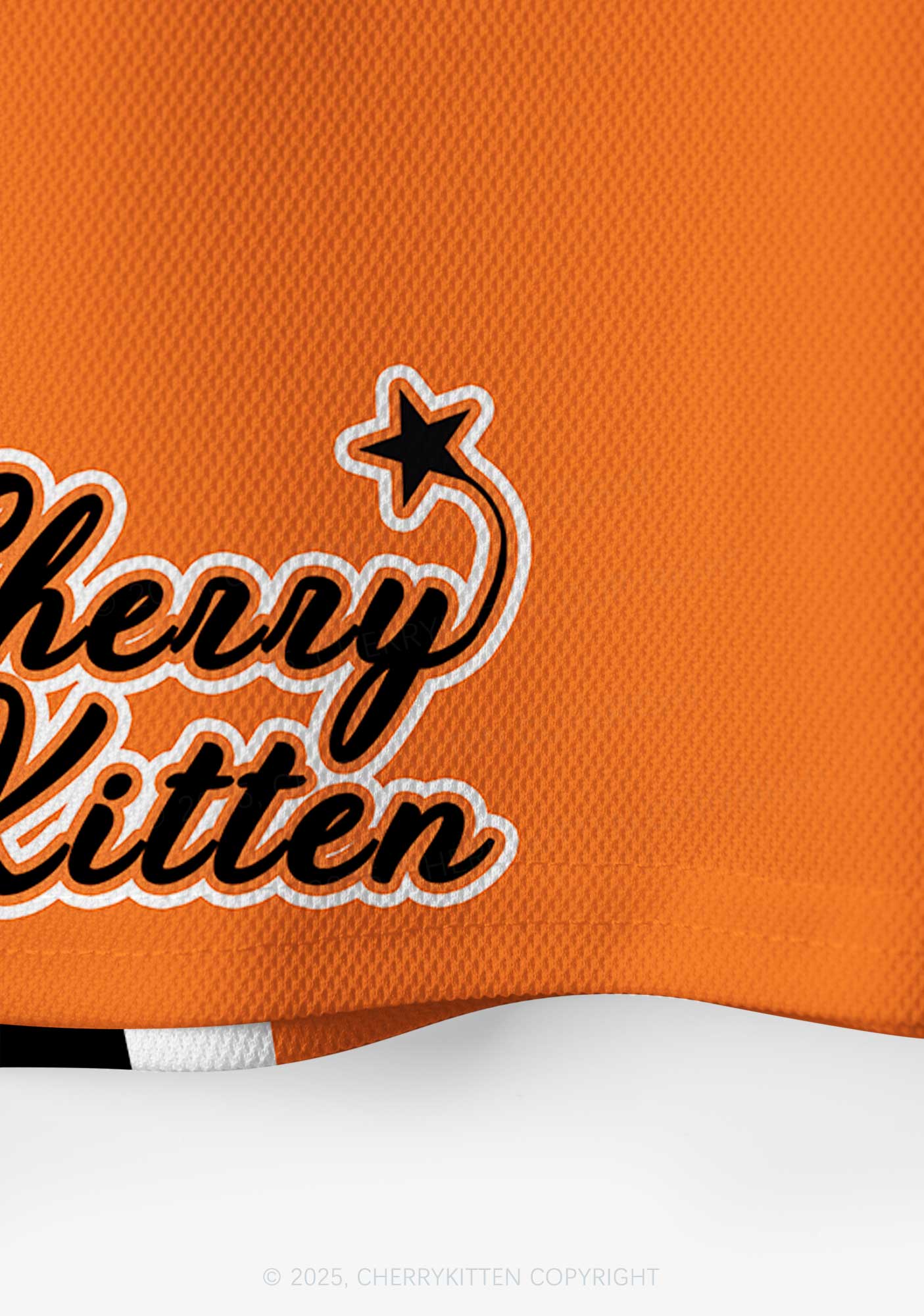 Custom Orange He Him Hole Pride Y2K Crop Sport Jersey Shirts Cherrykitten