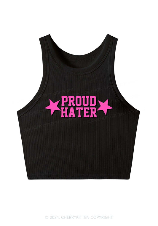 Proud Hater Y2K Crop Tank Top Cherrykitten