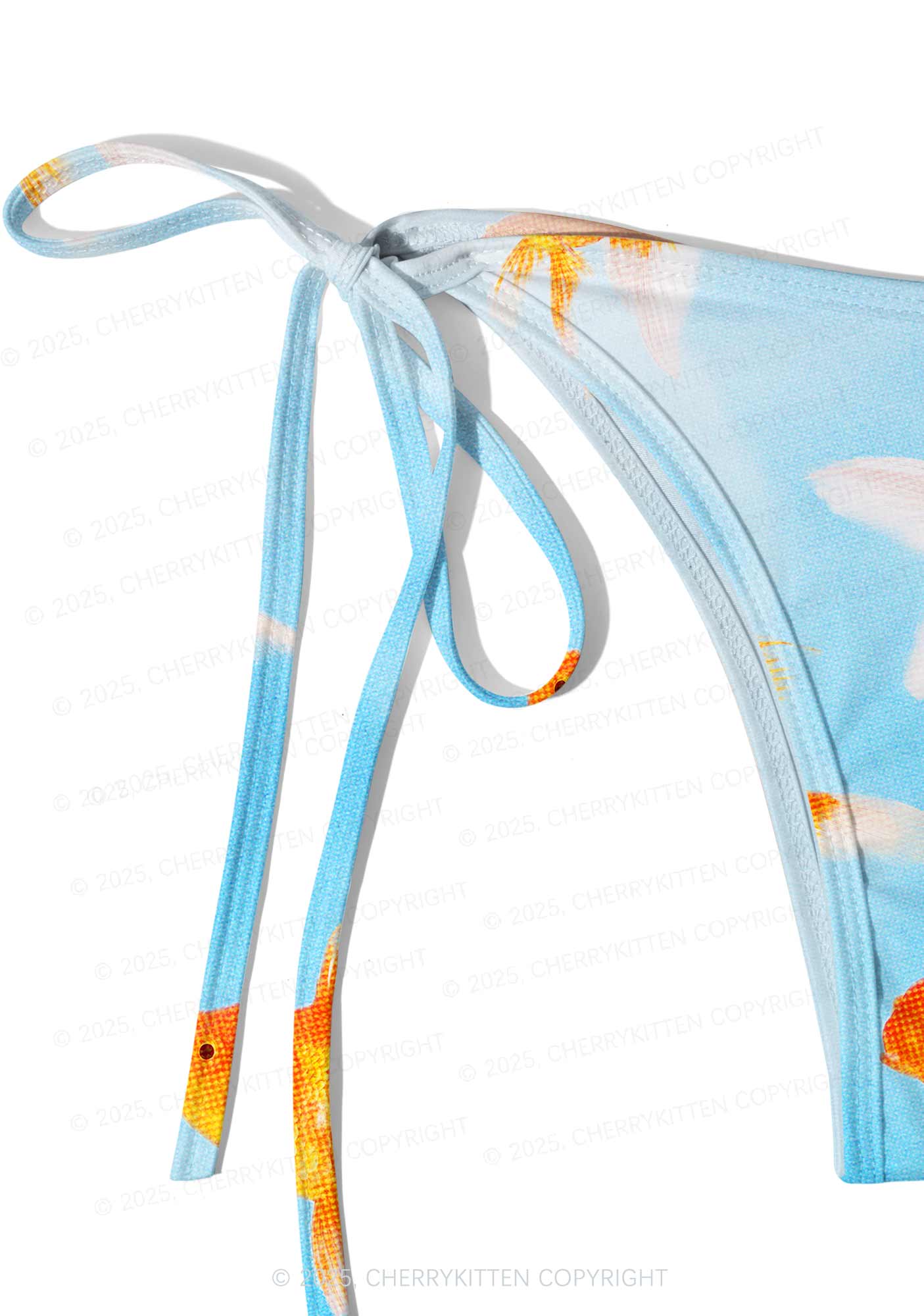 Goldfish Y2K Print Bikini Set Cherrykitten