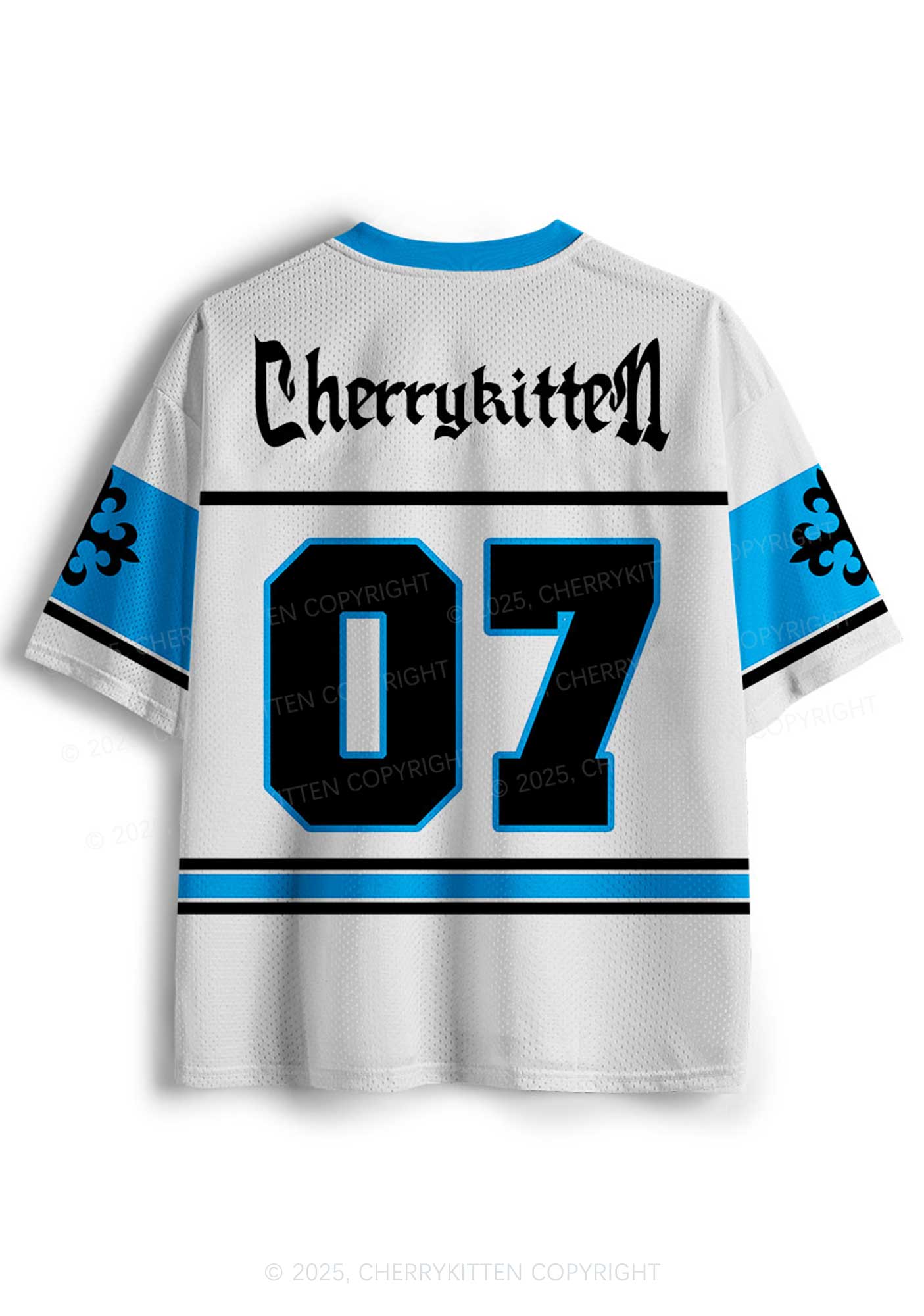 Custom Smoke Blunt Y2K Mesh Jersey Shirts Cherrykitten