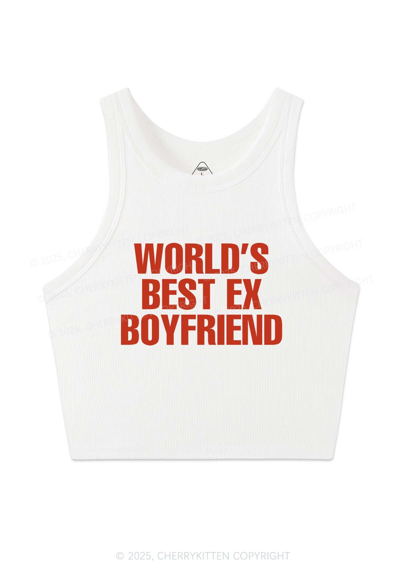 Best Ex Boyfriend Y2K Crop Tank Top Cherrykitten