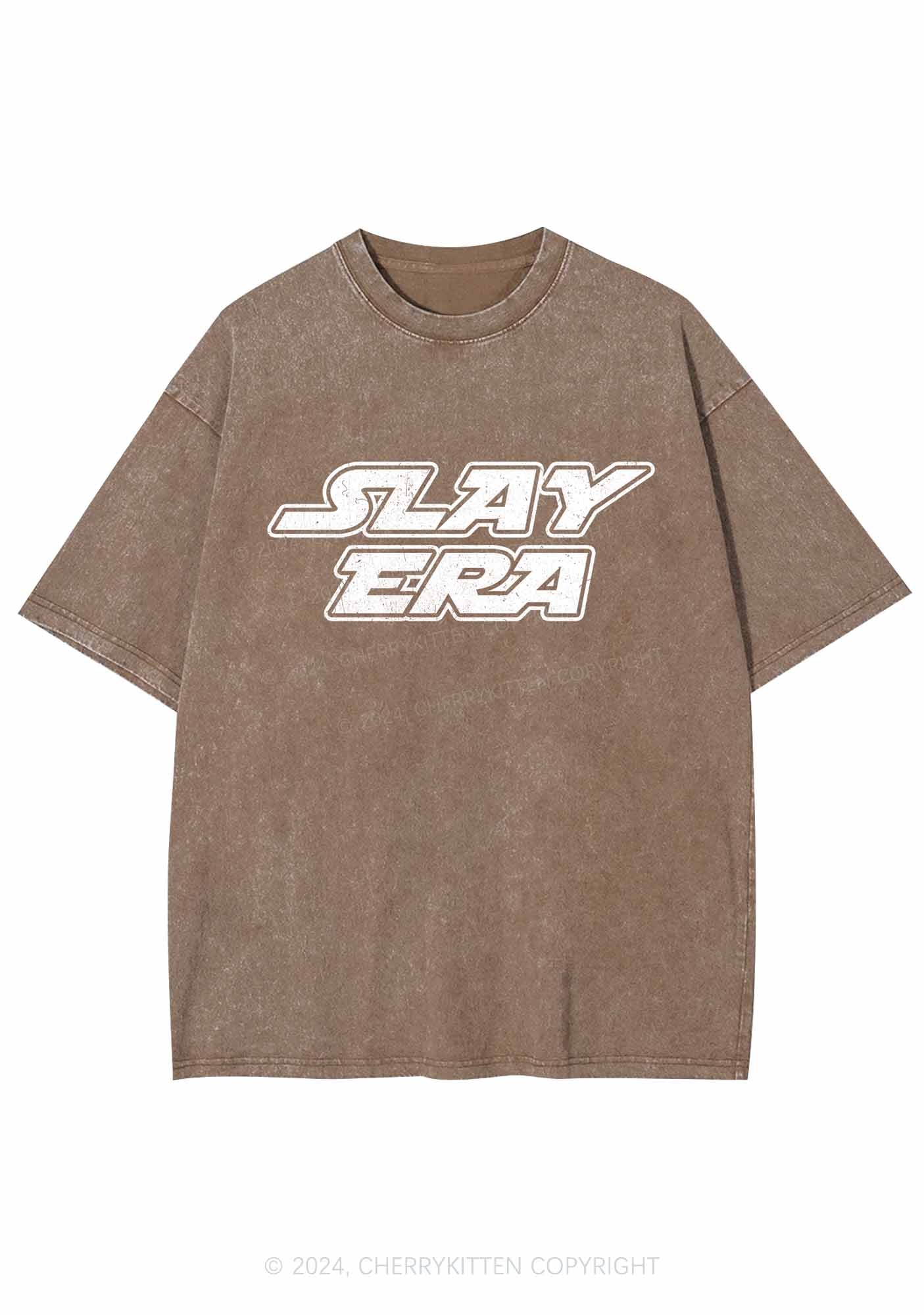 Slay Era Y2K Washed Tee Cherrykitten