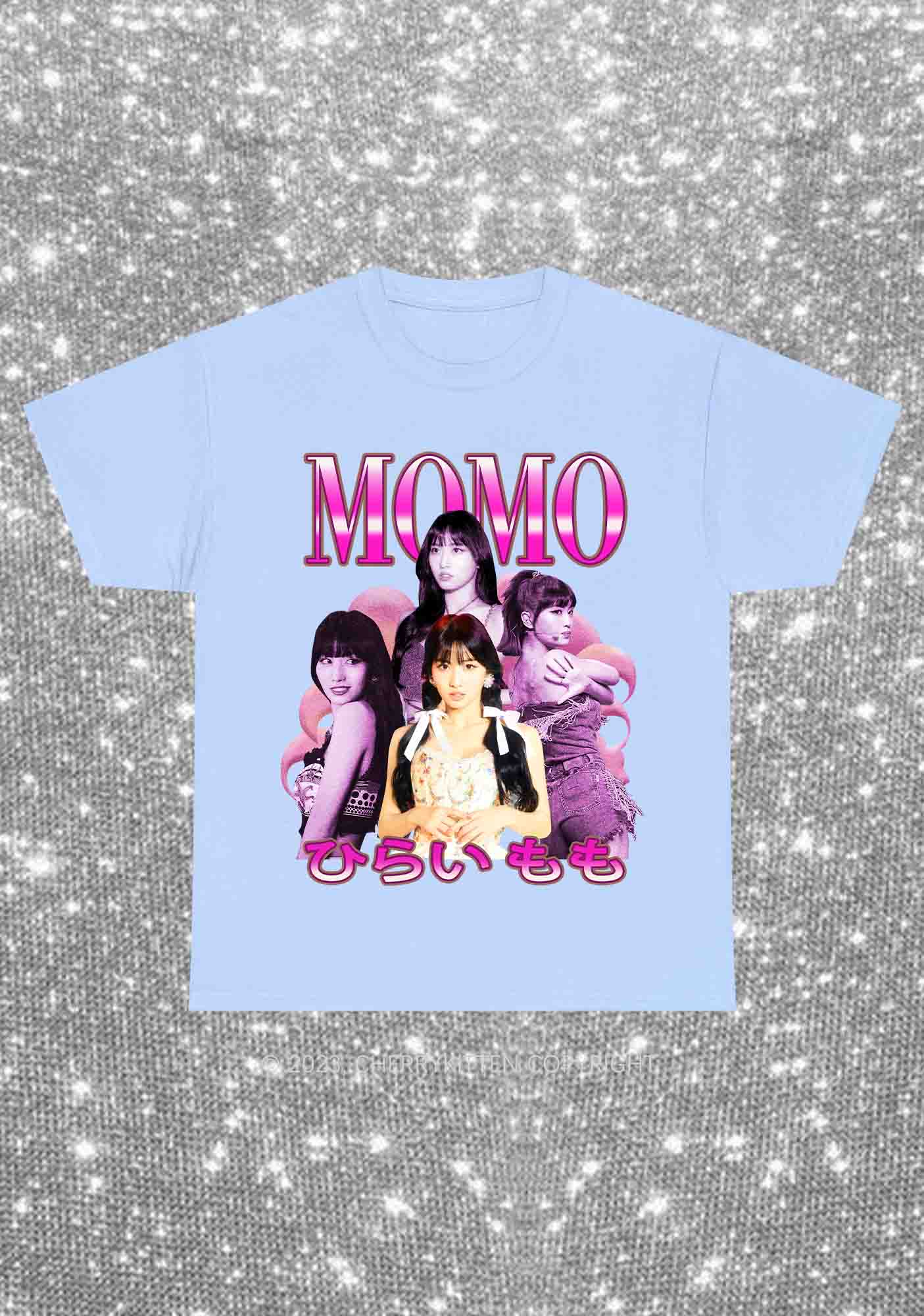 Momo Photos Kpop Y2K Chunky Shirt Cherrykitten