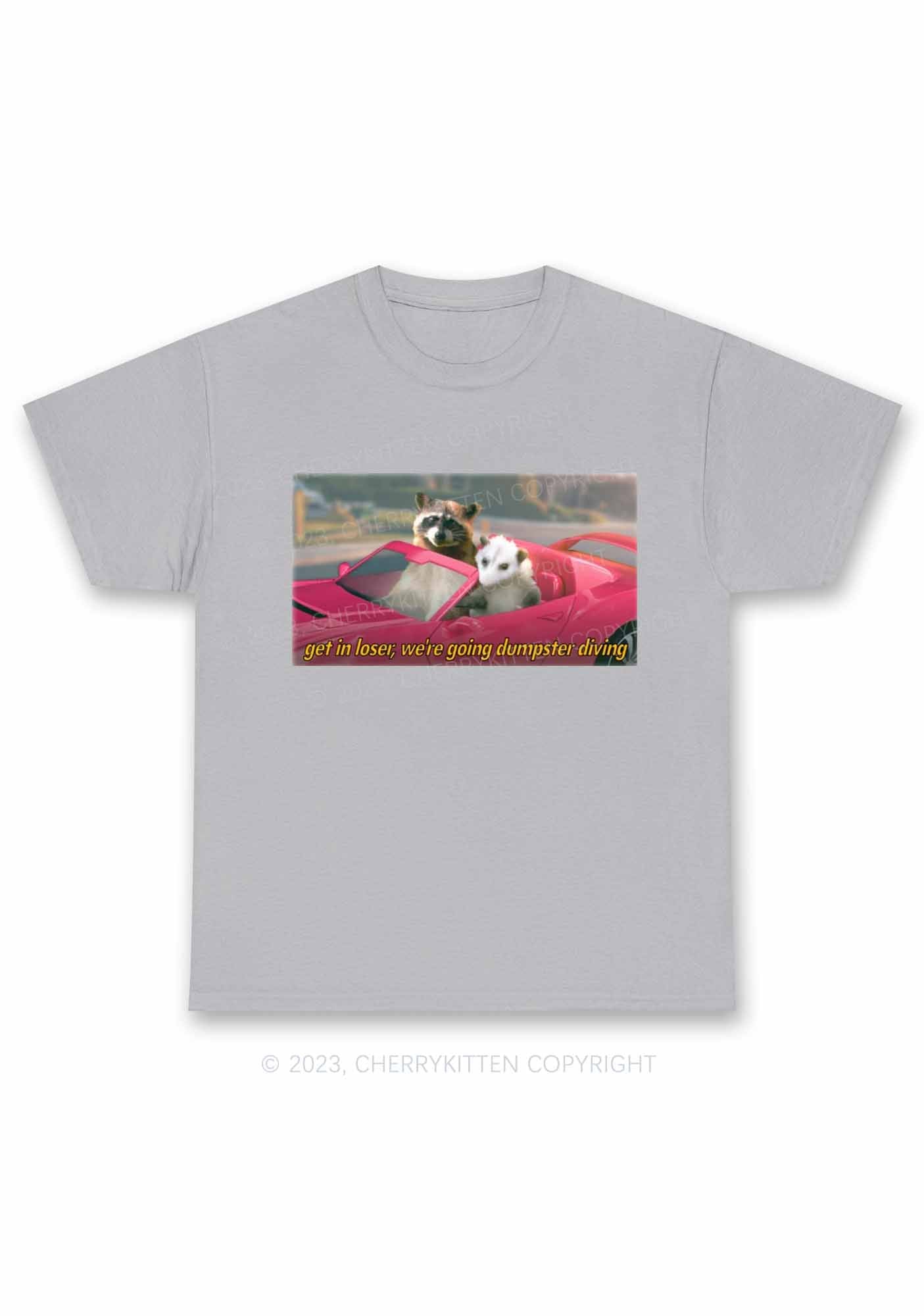 Get In Loser Y2K Chunky Shirt Cherrykitten