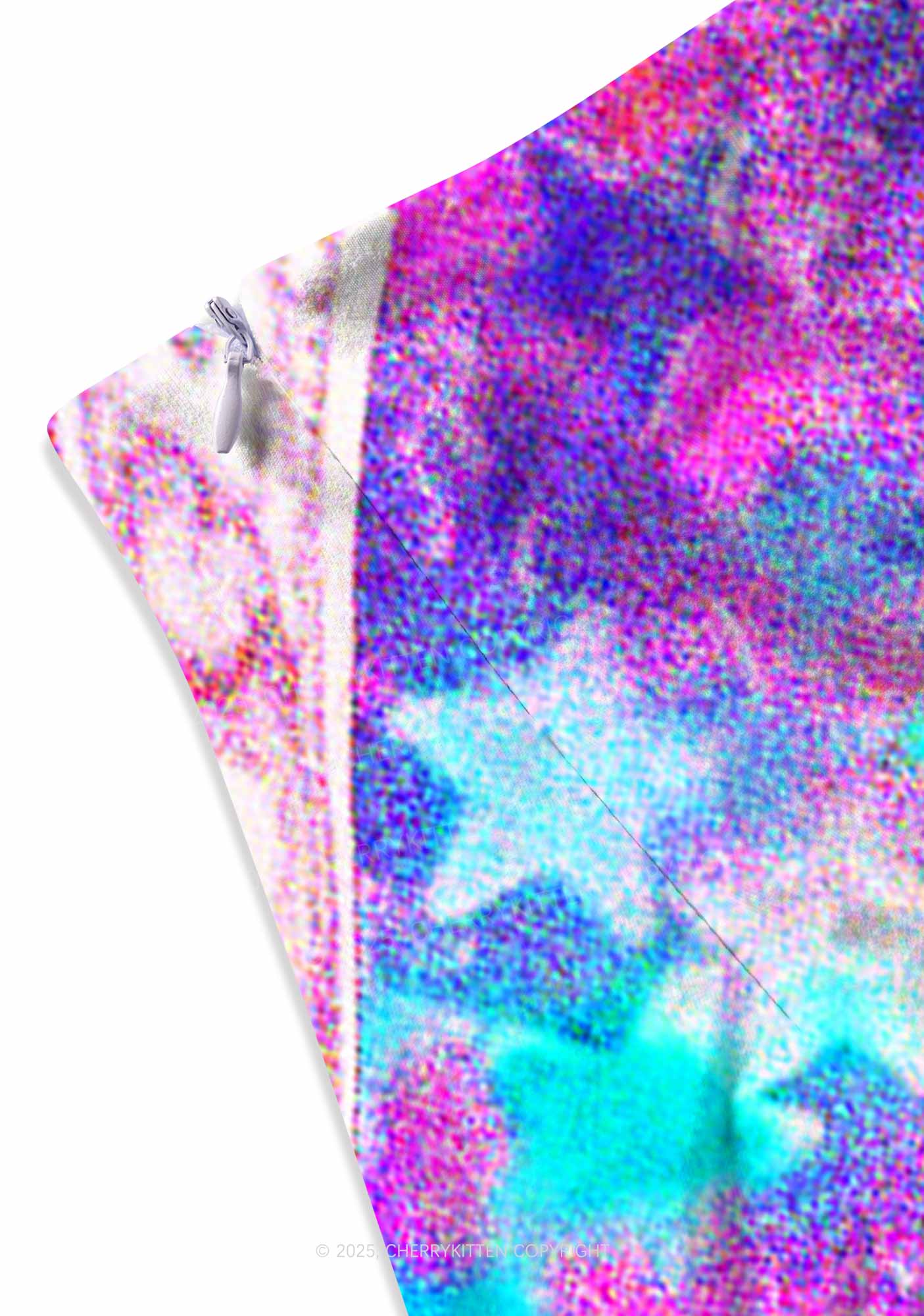 Pole Dancing Raccoon Y2K Print Mini Skirt Cherrykitten