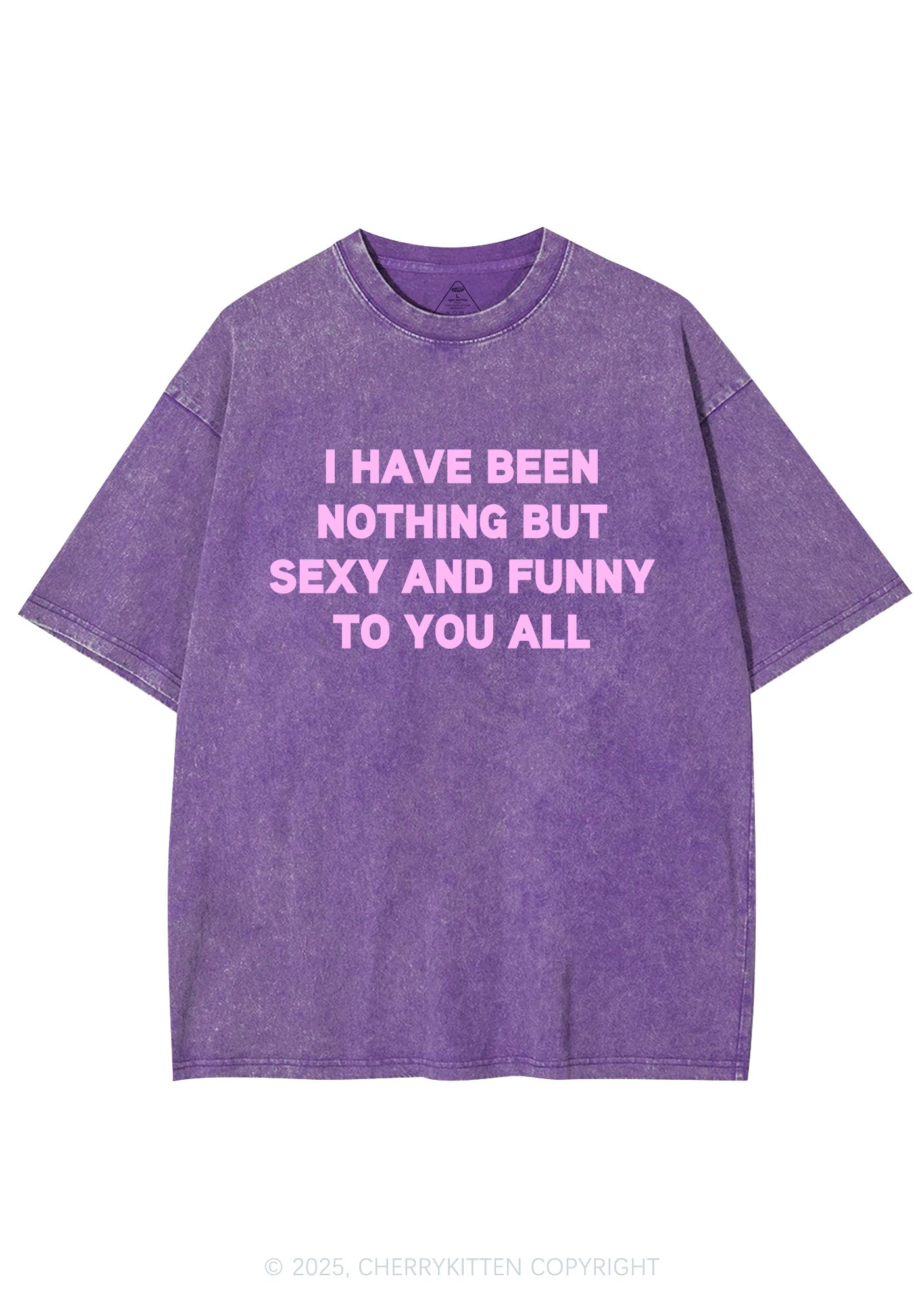 I Have Been Funny Y2K Shirts Washed Tee Cherrykitten