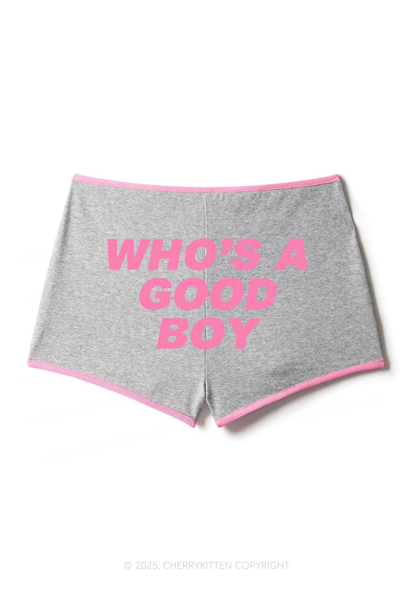 Whos A Good Boy Y2K Booty Shorts Cherrykitten