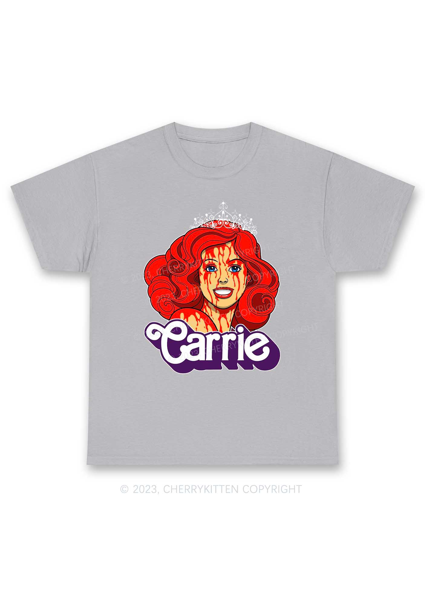 Carrie Queen Halloween Y2K Chunky Shirt Cherrykitten