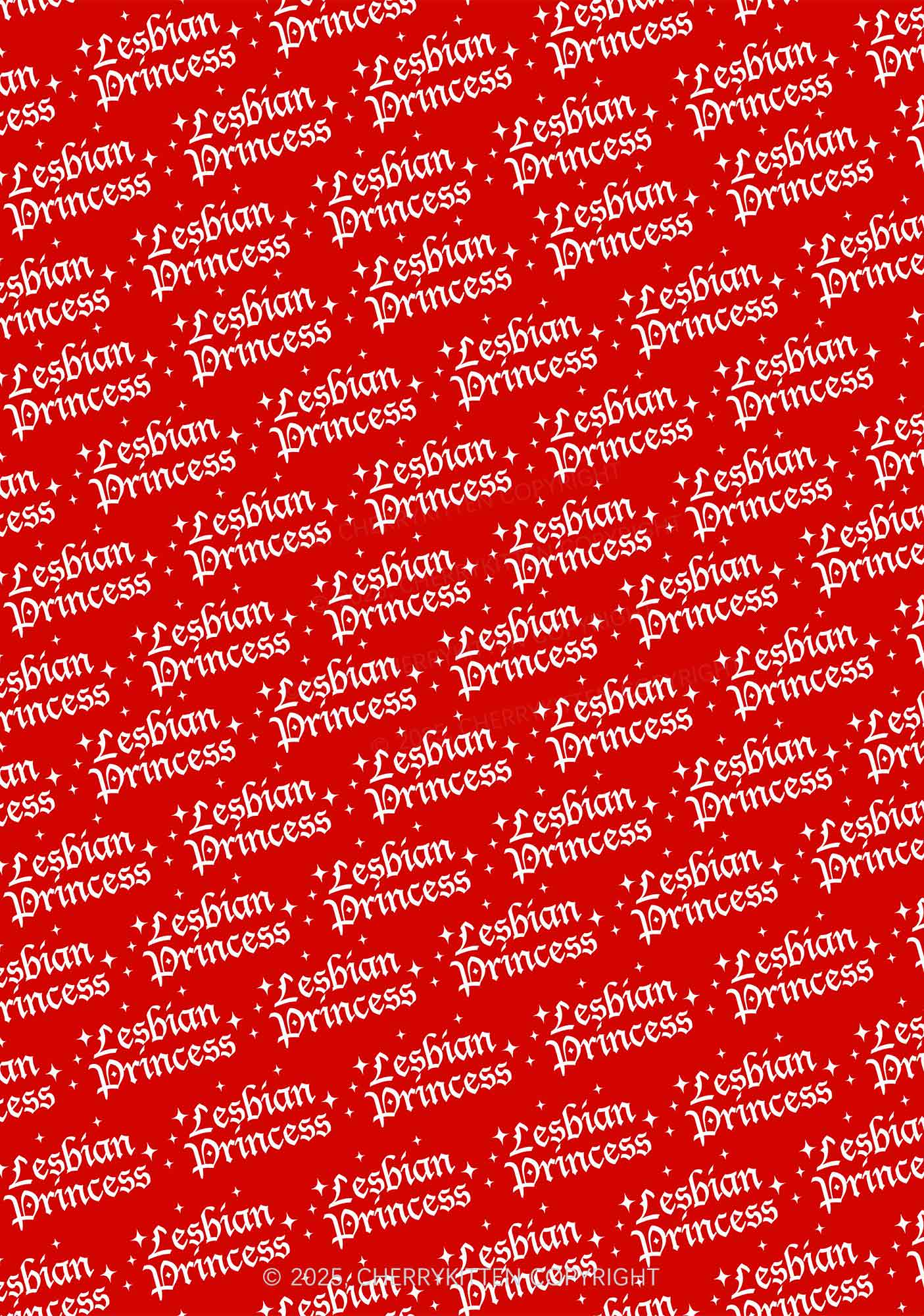 Lesbian Princess Pride Y2K Print Mini Layered Skirt Cherrykitten