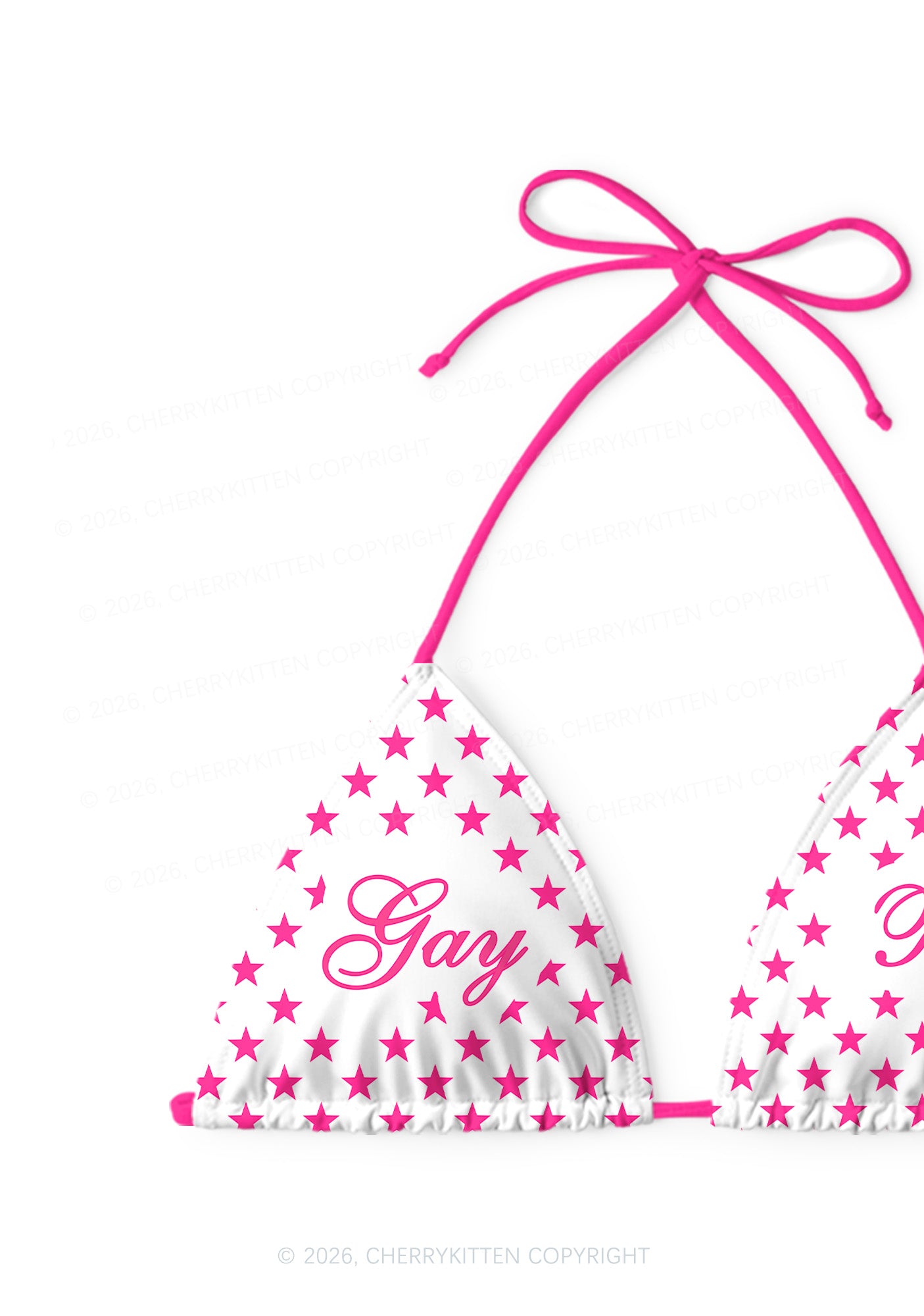 Gay Princess Pride Y2K Print Bikini Set Cherrykitten