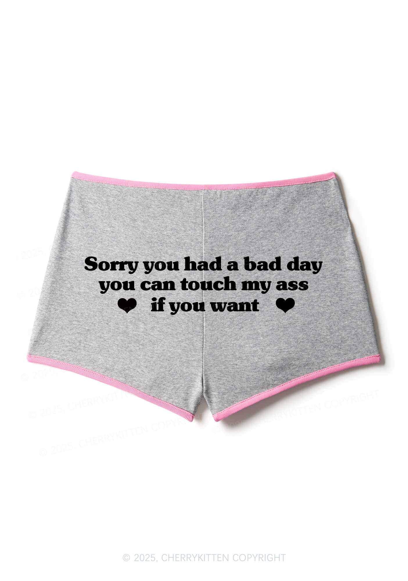 Sorry You Had A Bad Day Y2K Booty Shorts Cherrykitten