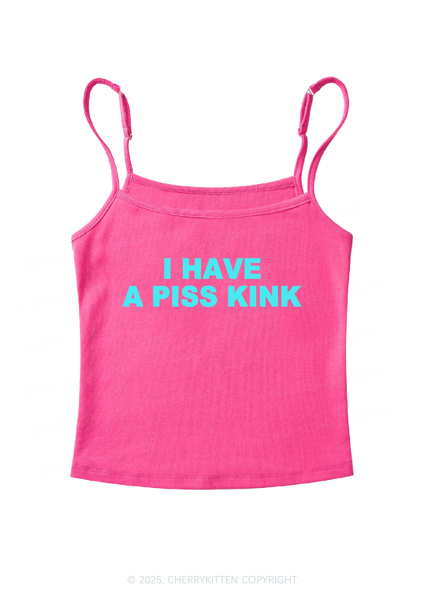 Piss Kink Y2K Spaghetti Strap Cami Cherrykitten