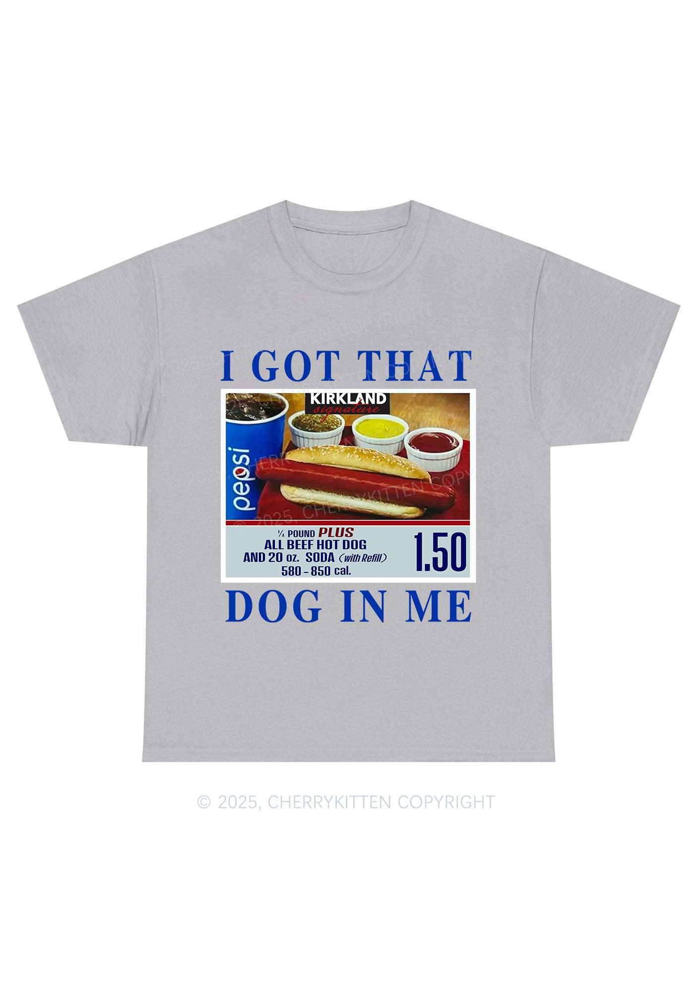 I Got That Hot Dog In Me Y2K Chunky Shirt Cherrykitten