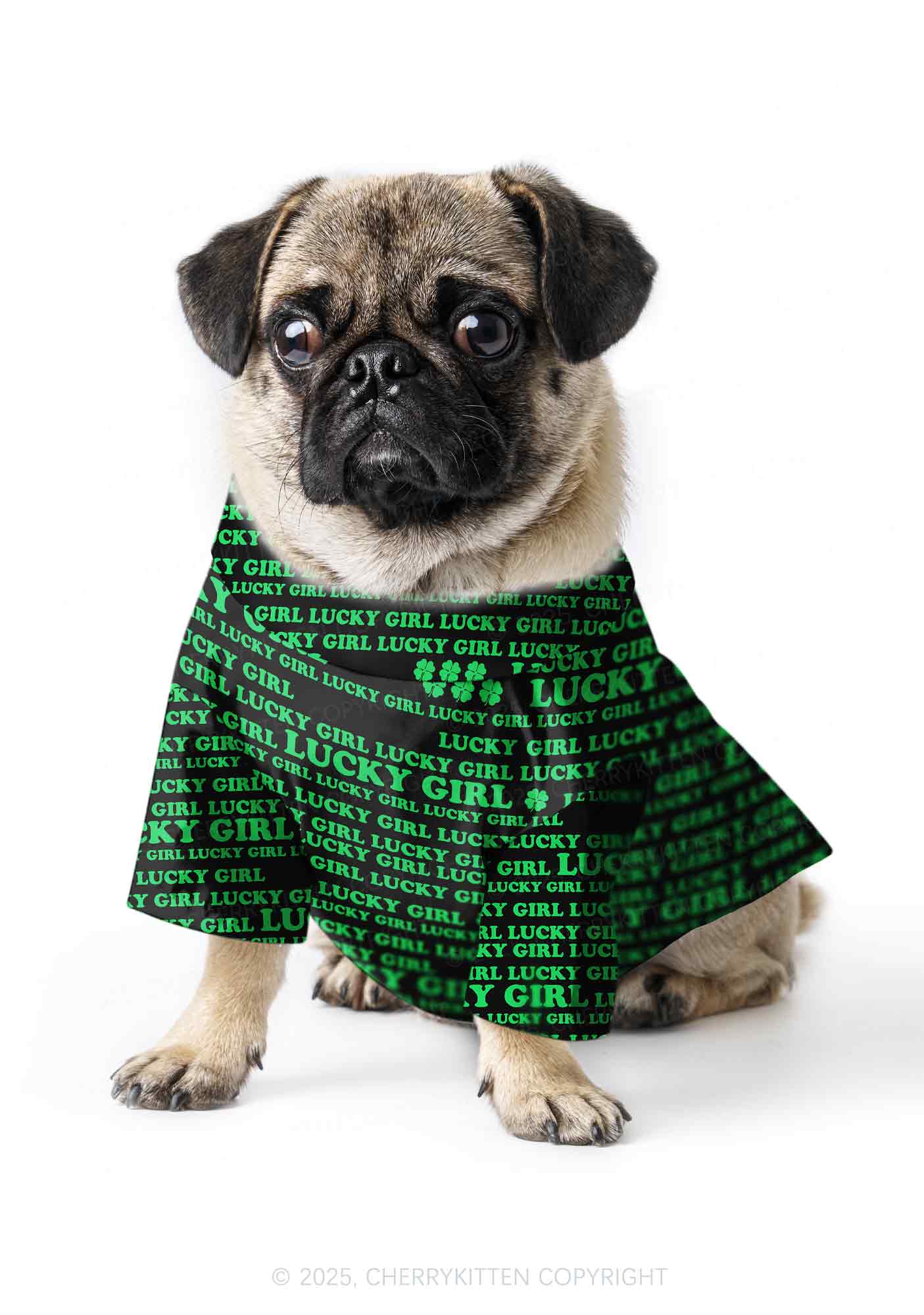 Lucky Girl Y2K Pet Shirts Cherrykitten