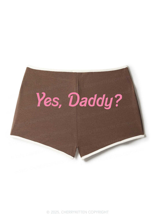 Yes Daddy Y2K Booty Shorts Cherrykitten