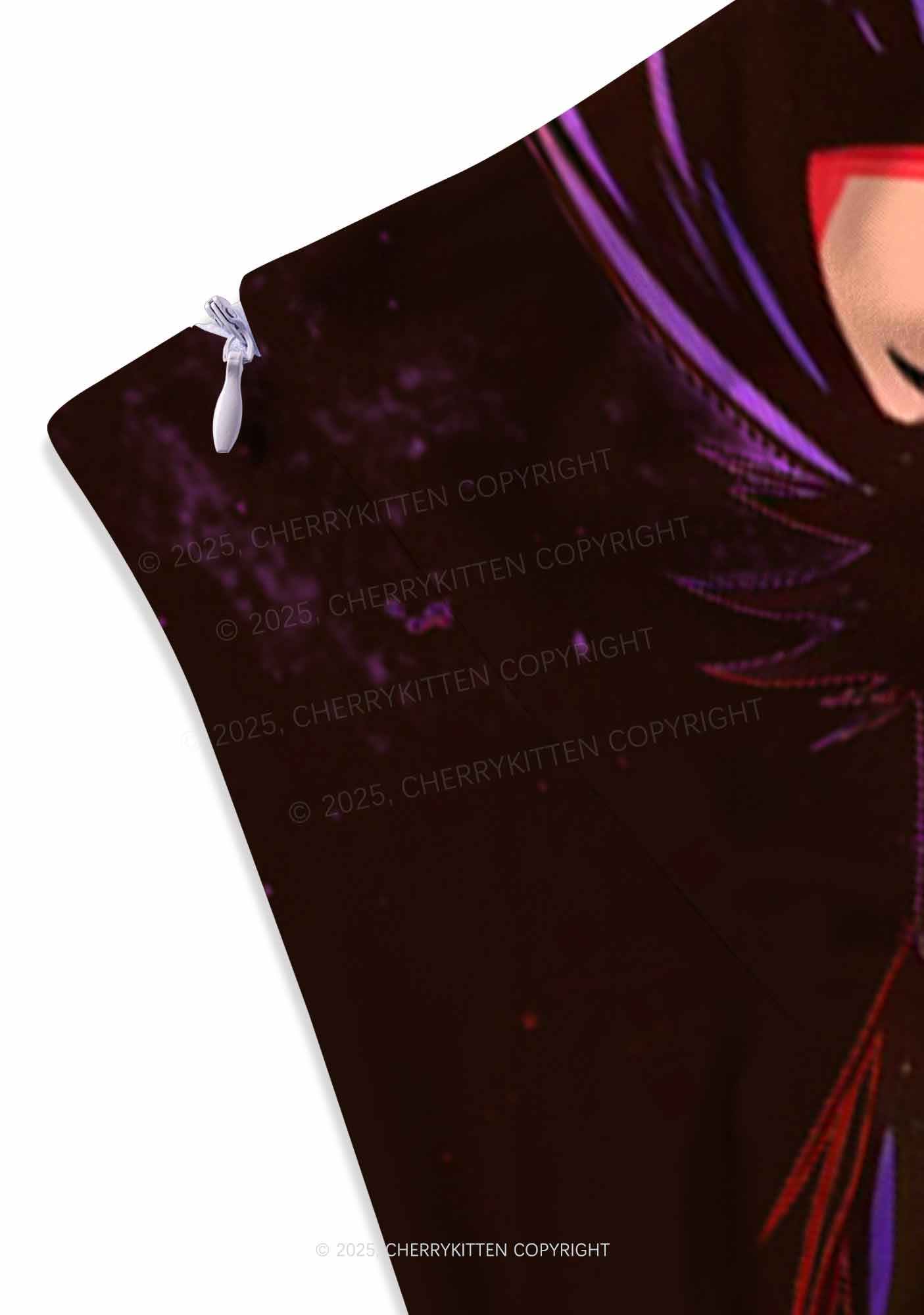 Halloween Vampire Scream Y2K Print Mini Skirt Cherrykitten