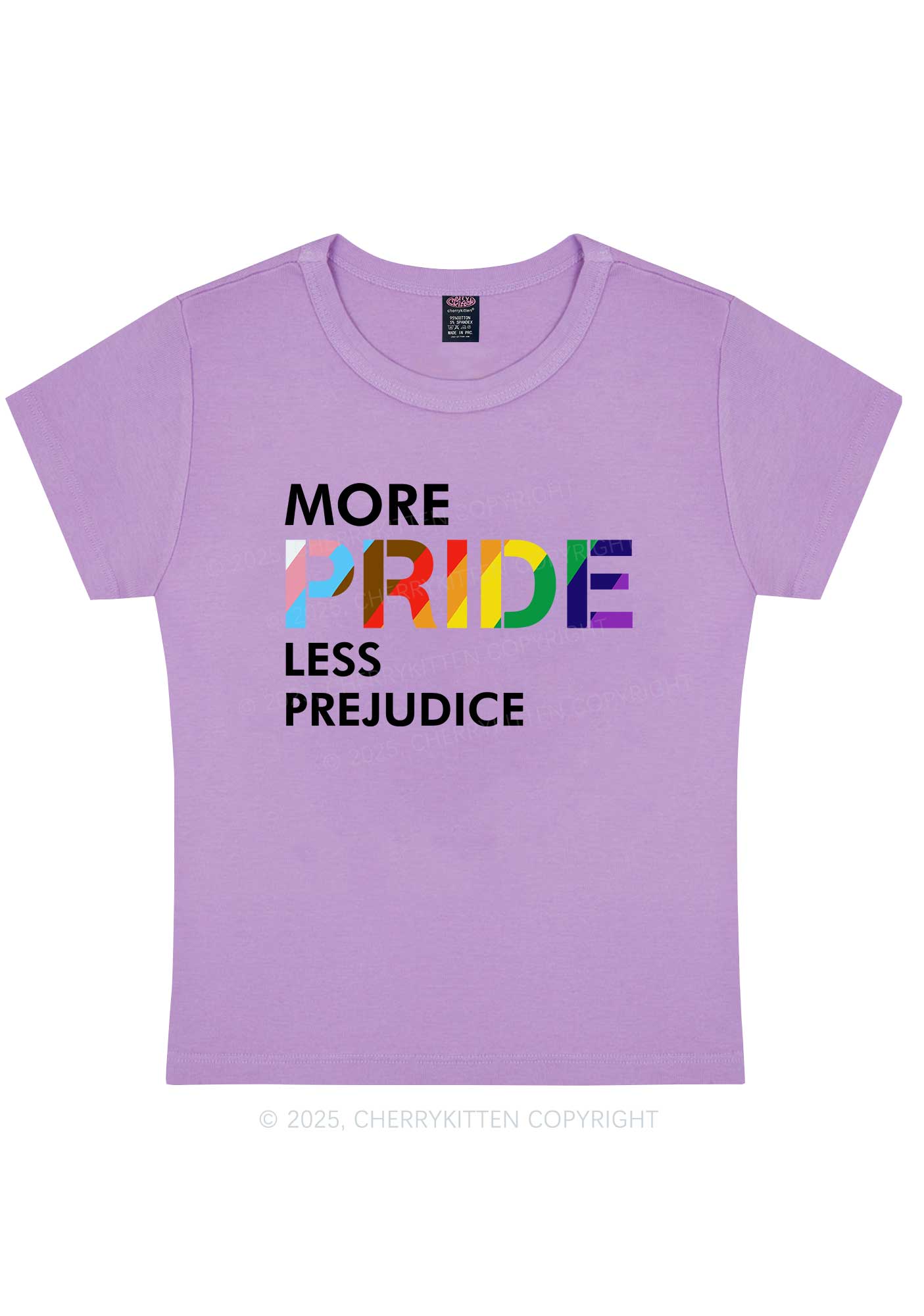 More Pride Less Prejudice Y2K Baby Tee Cherrykitten