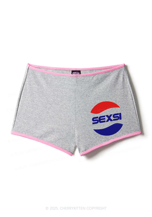 Red Blue Sexsi Y2K Booty Shorts Cherrykitten