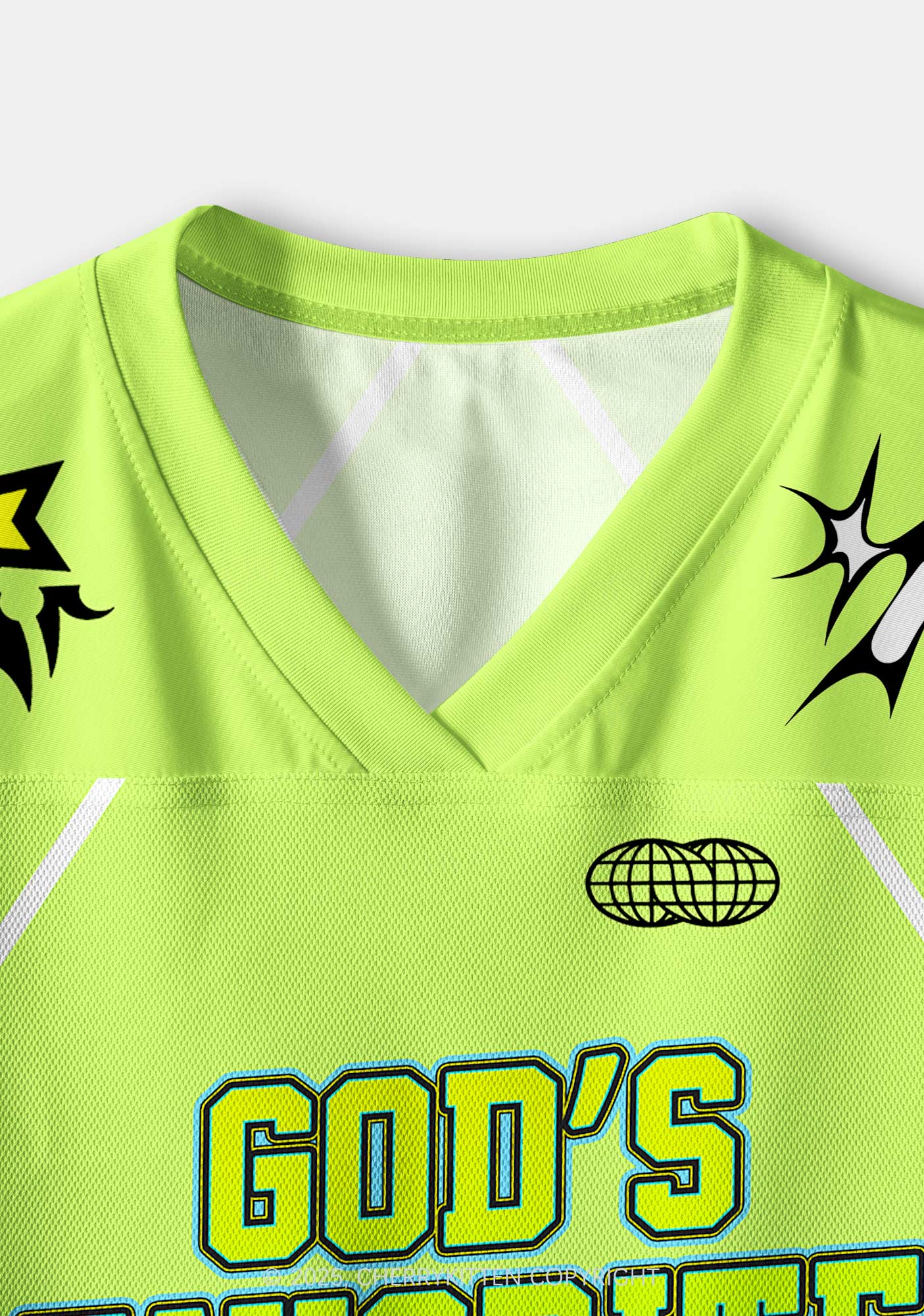 Custom Green Gods Favorite Fag Pride Y2K Crop Sport Jersey Shirts Cherrykitten