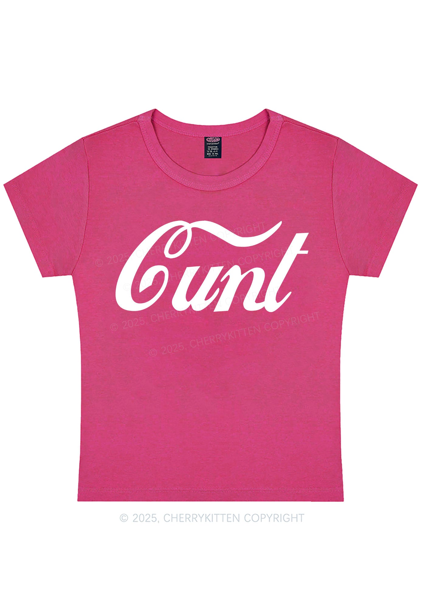 Curvy Special Cxxt Y2K Baby Tee Cherrykitten